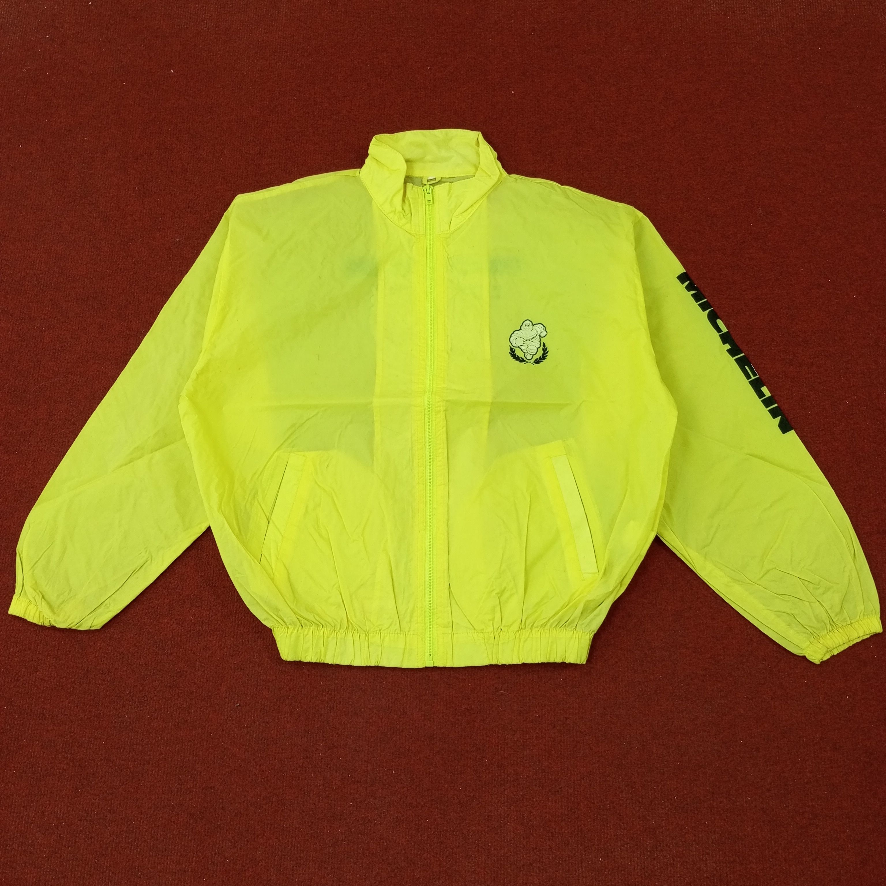 Vintage Michelin Promo Style Rain Jacket Style C214N13 Size US L / EU 52-54 / 3 - 3 Thumbnail
