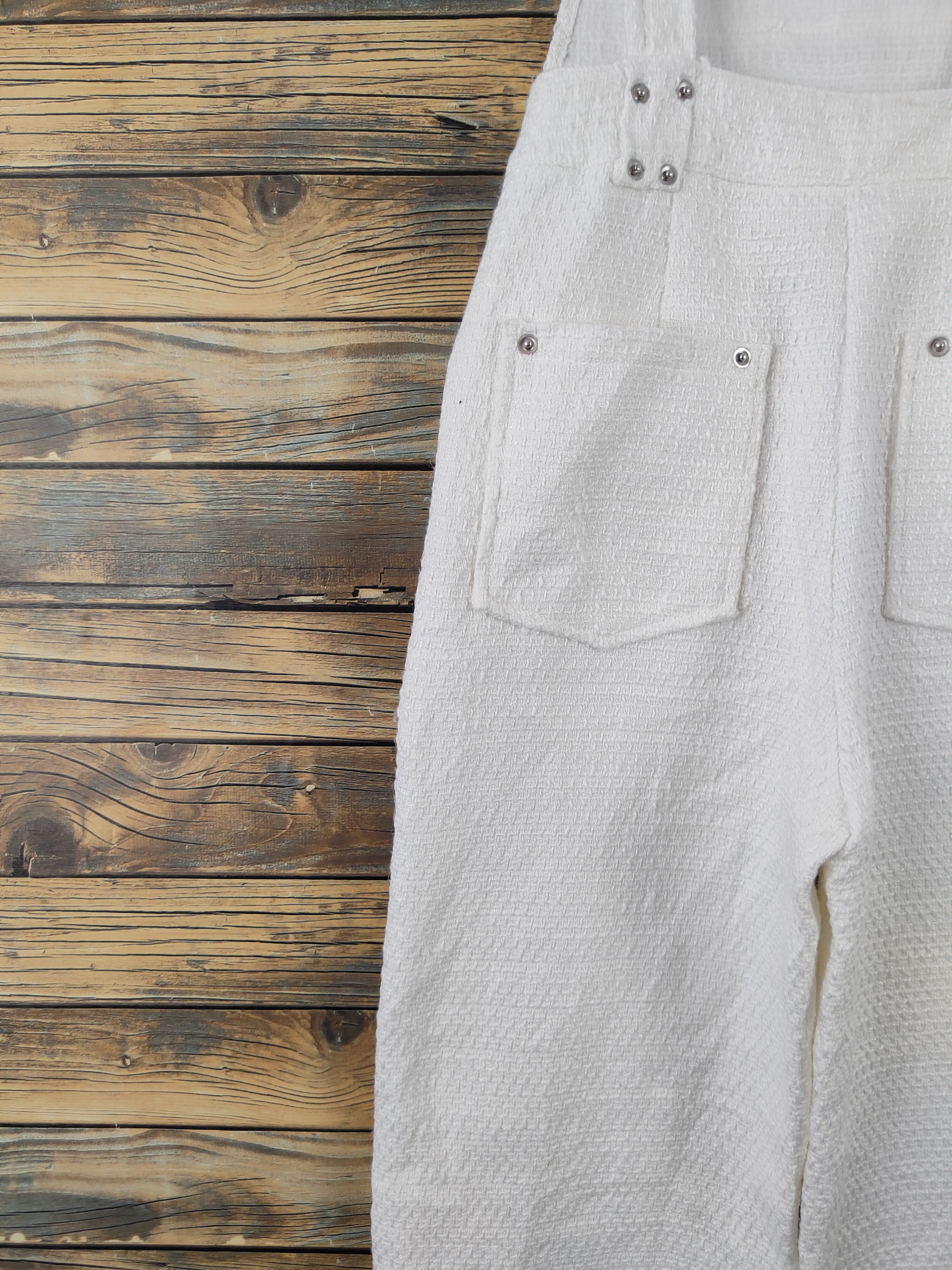 Japanese Brand × Vintage Very Rare DFYS White Adjustable Strap Jumpsuits Size 26" / US 2 / IT 38 - 13 Thumbnail