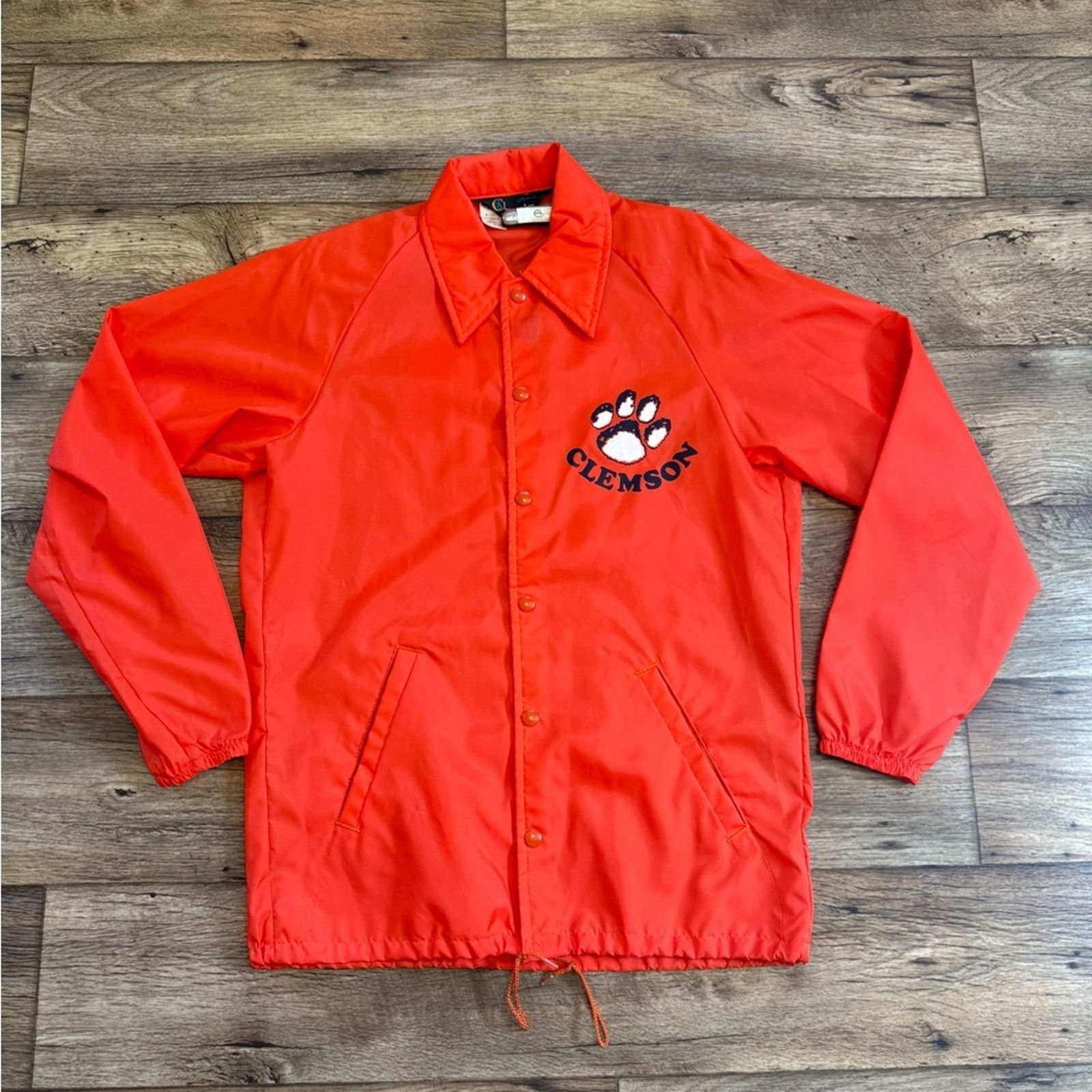 Champion Vintage 60s Champion Clemson University Coach Windbreaker Size US S / EU 44-46 / 1 - 1 Thumbnail