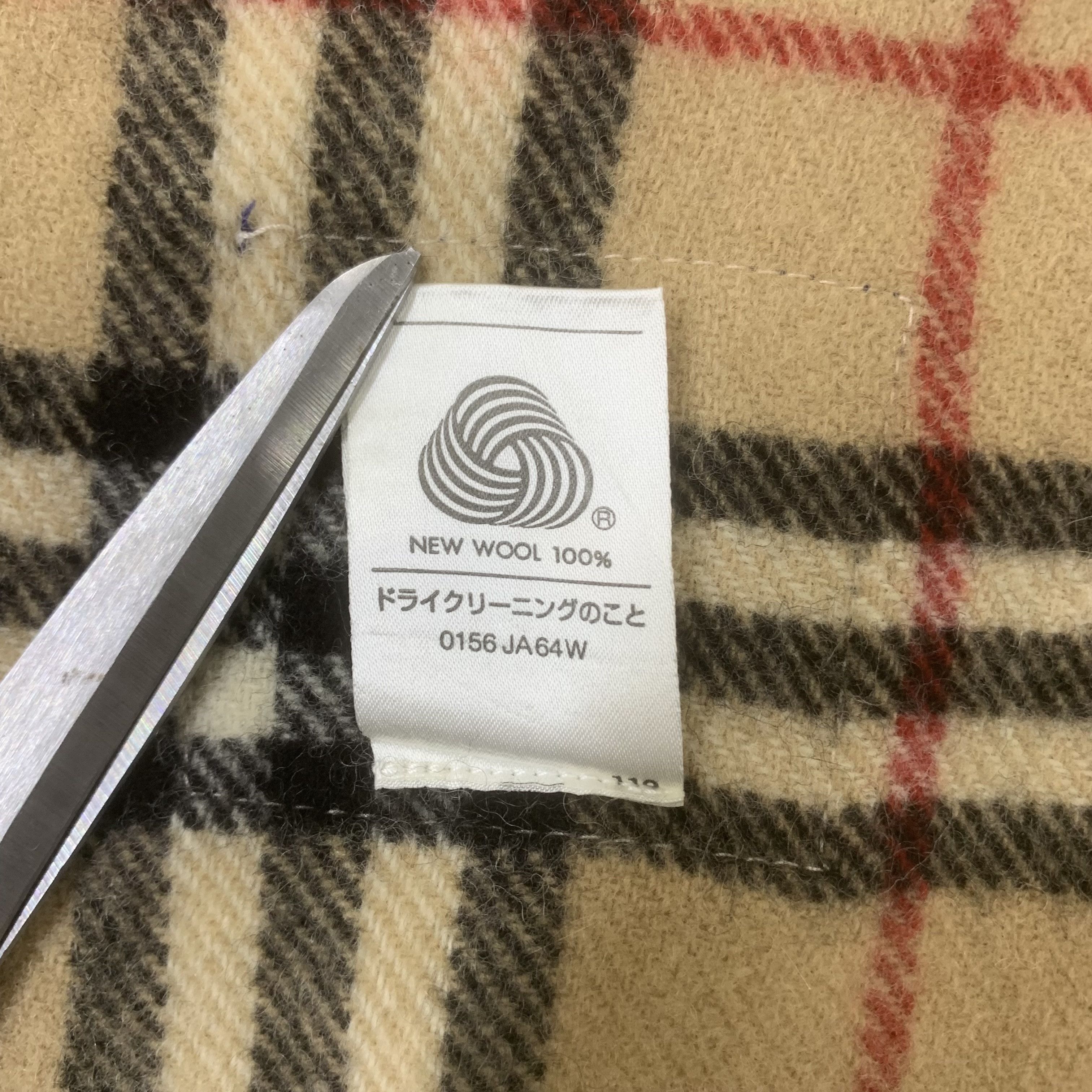 Burberry Burberry Scarf Wool Muffler Neck Wrap BL9278 Size ONE SIZE - 8 Thumbnail