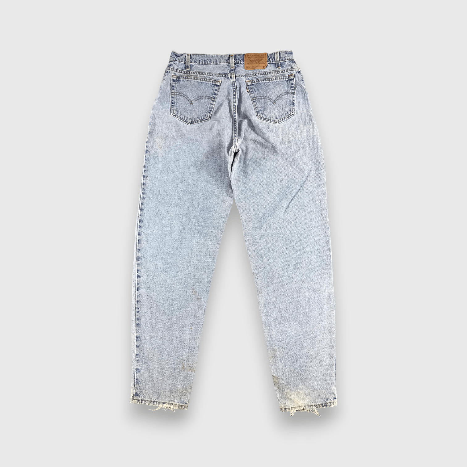 Levi's 90s Vintage Light Wash Levis 560 Jeans- J1351 Size US 35 - 2 Thumbnail