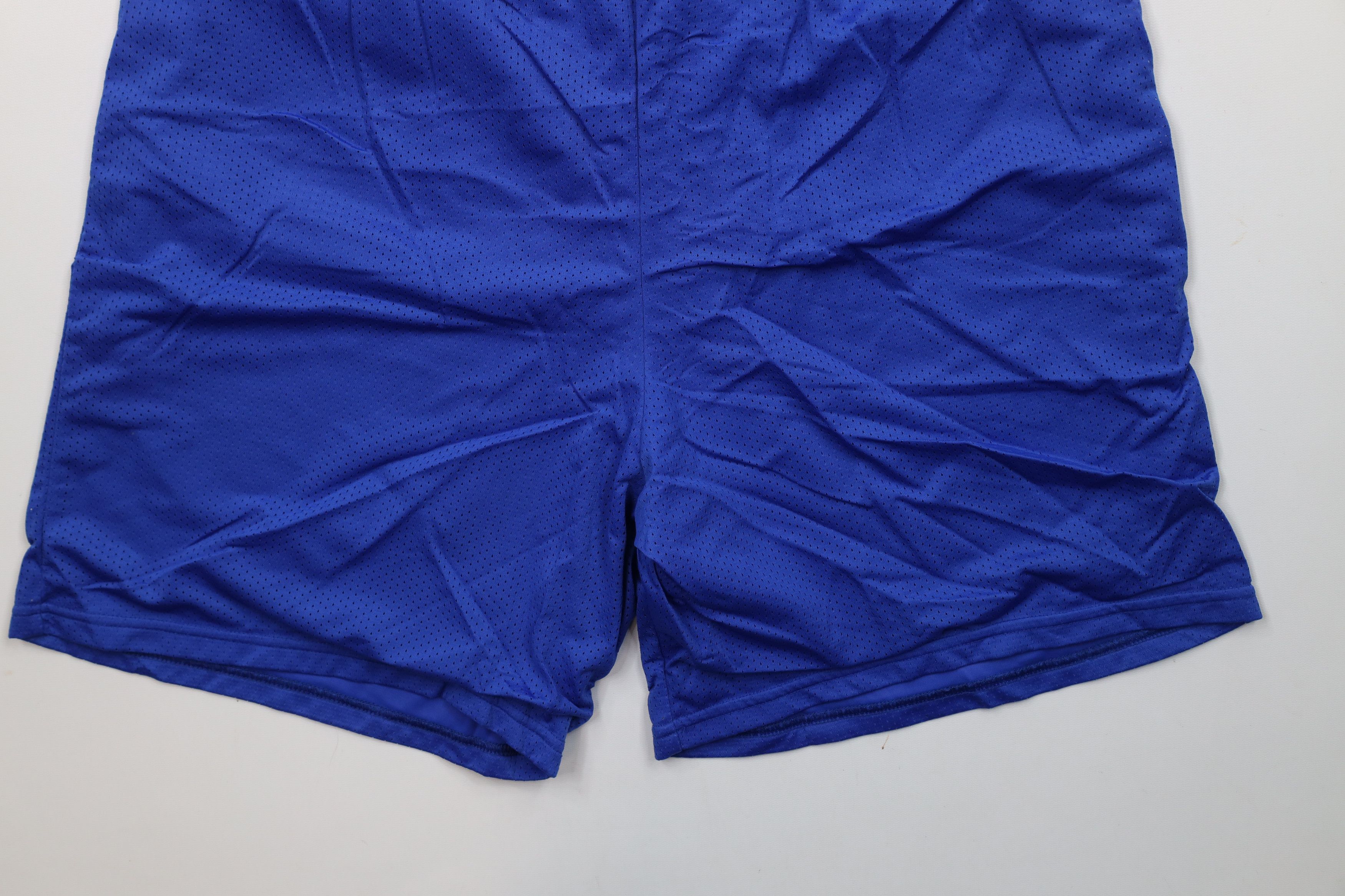 Nike × Vintage Vintage 90s Y2K Nike Basketball Mini Swoosh Mesh Shorts Size US 34 / EU 50 - 12 Thumbnail
