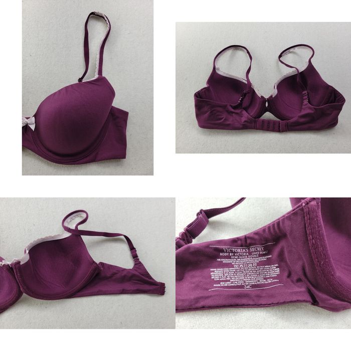 Victoria's Secret Body By Victoria Lined Demi Bra Size 34C