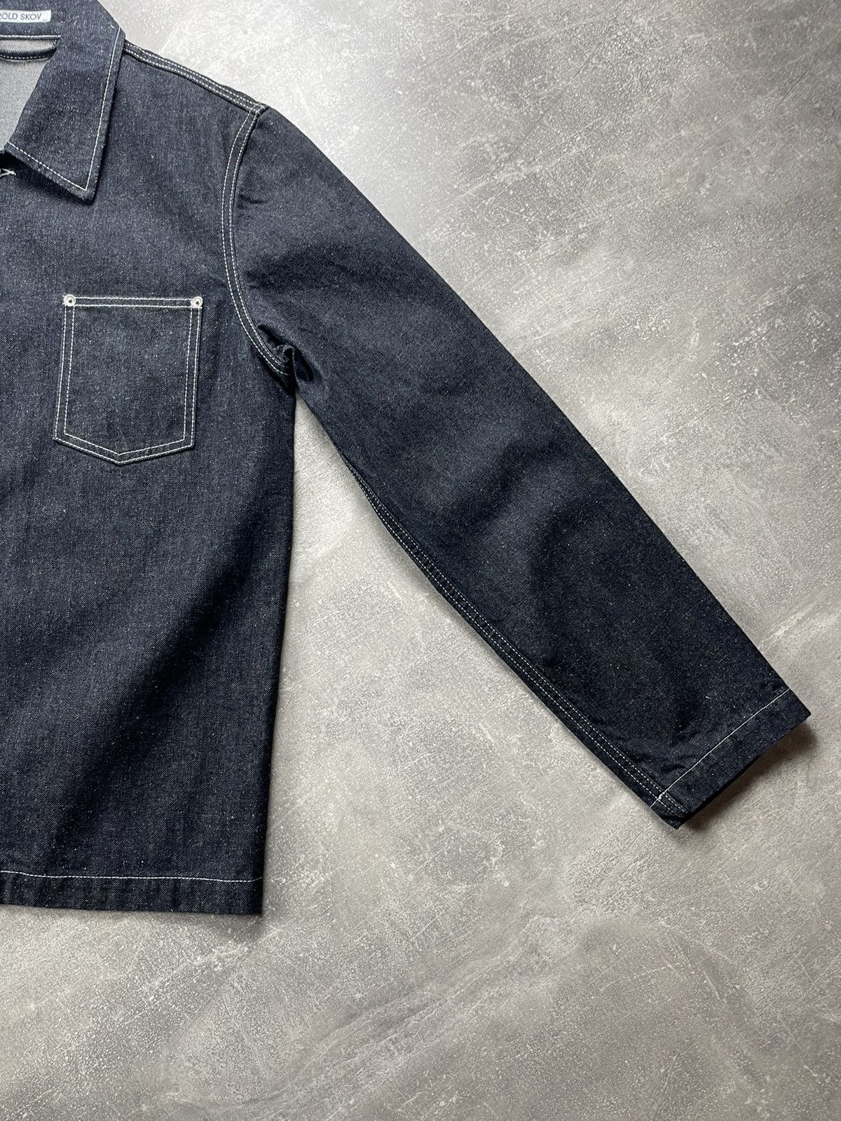 Other Rold Skov Hemp Denim Work One Pocket Shirt FW23/24 Size US M / EU 48-50 / 2 - 3 Thumbnail