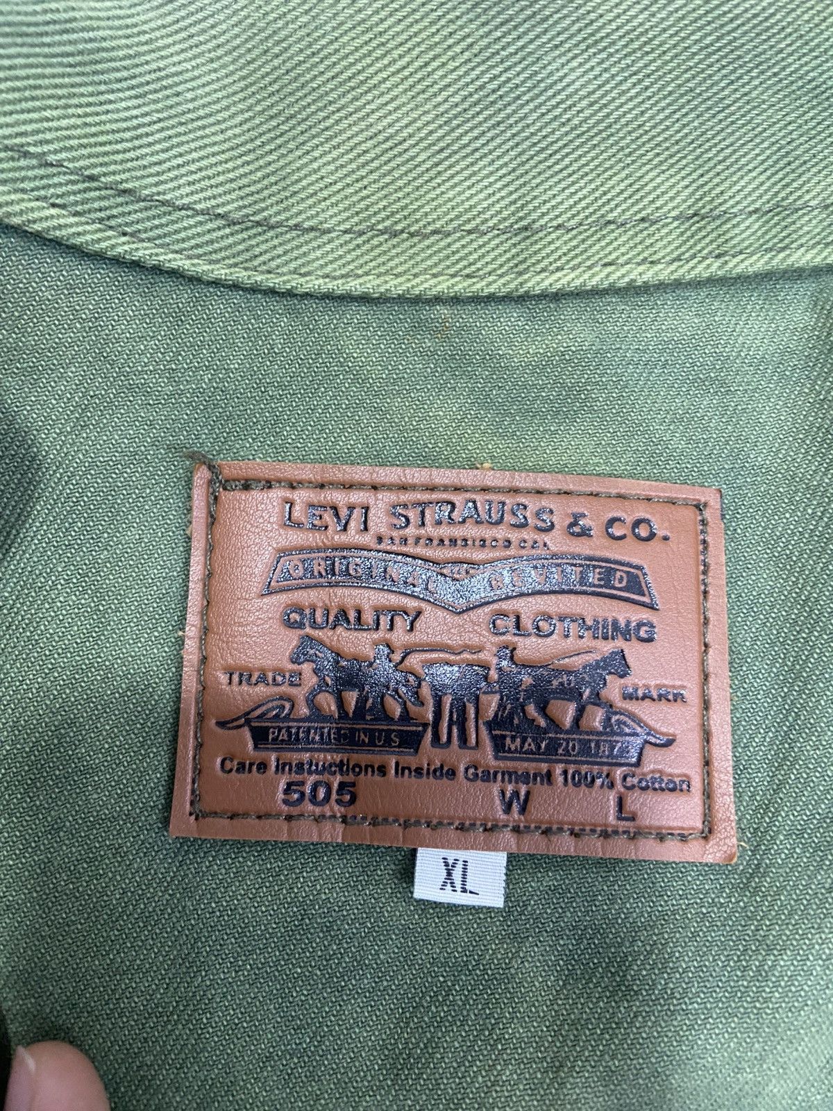 Levi's × Levi's Vintage Clothing × Vintage Vintage Levis sun faded Jacket Size XL / US 12-14 / IT 48-50 - 9 Thumbnail