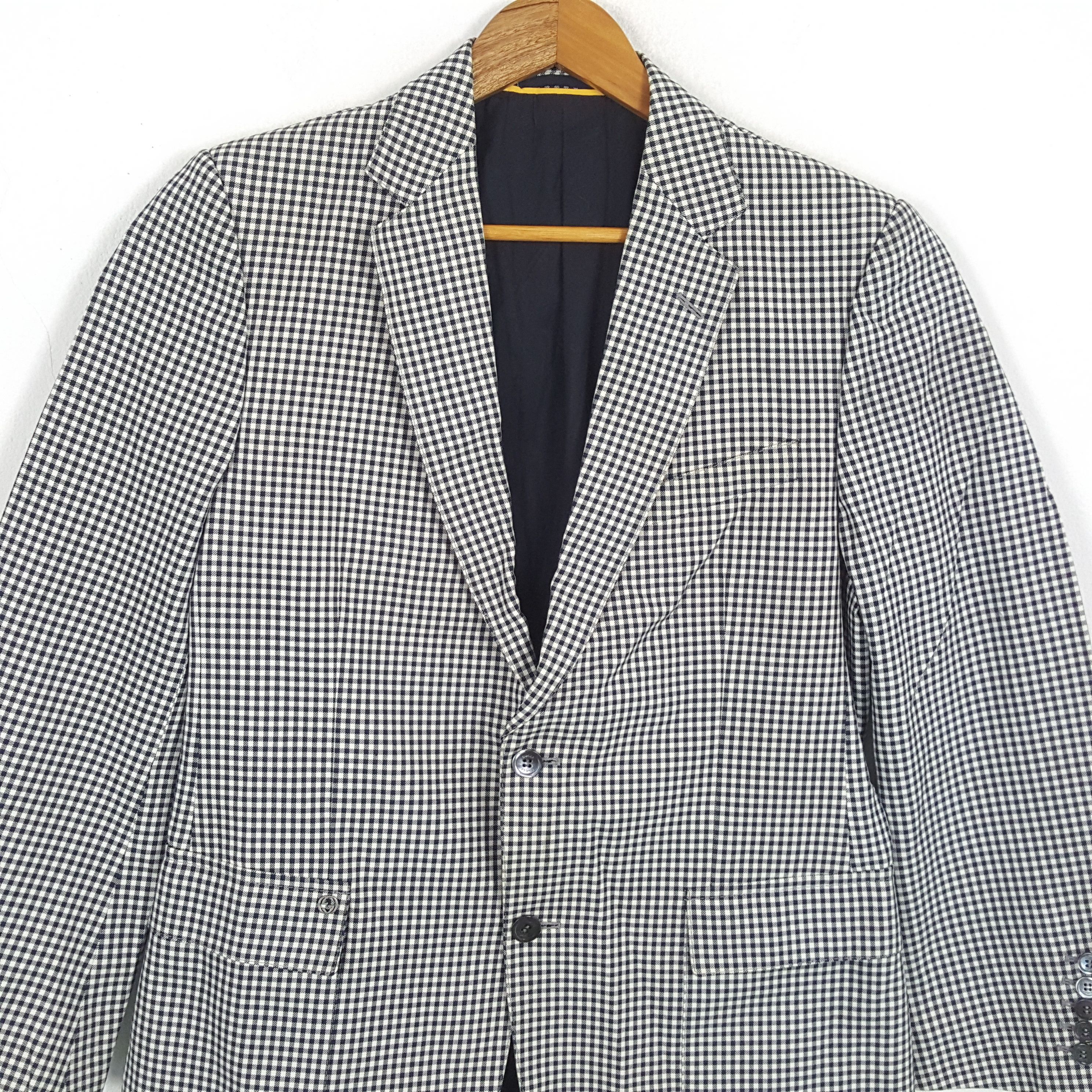 Gucci × Vintage Vintage GUCCI Italian Fashion Brand Blazer Size 38S - 2 Thumbnail