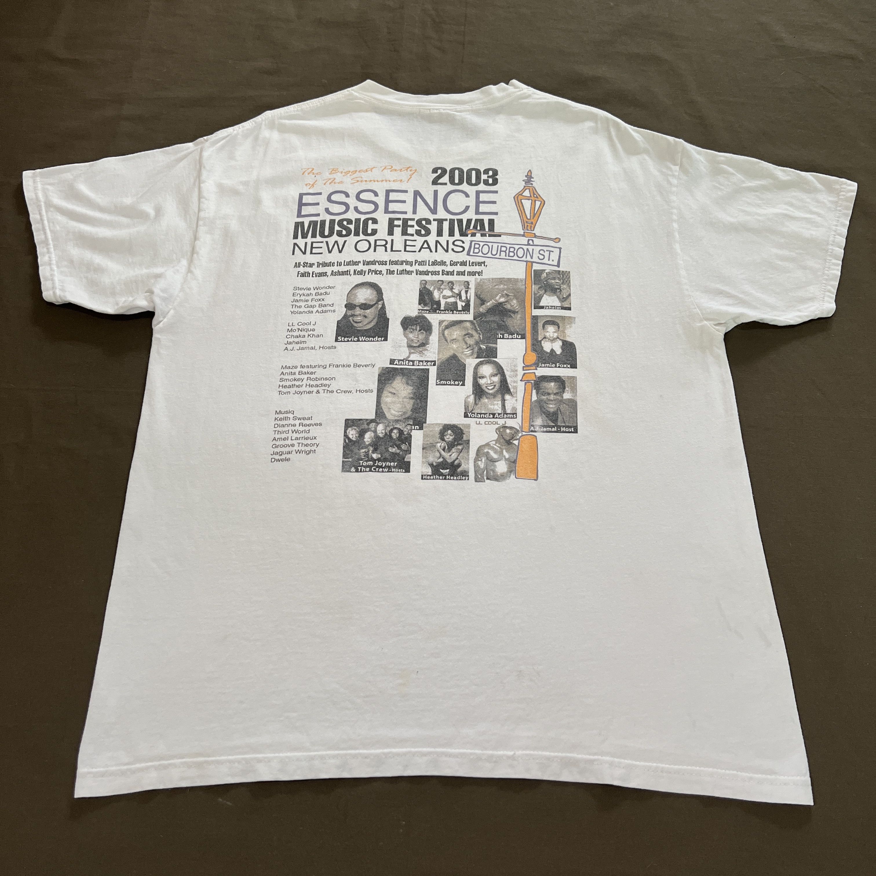 Band Tees 2003 Essence Festival R&B Erykah Badu Ll Cool J Mo'Nique Size US L / EU 52-54 / 3 - 2 Thumbnail