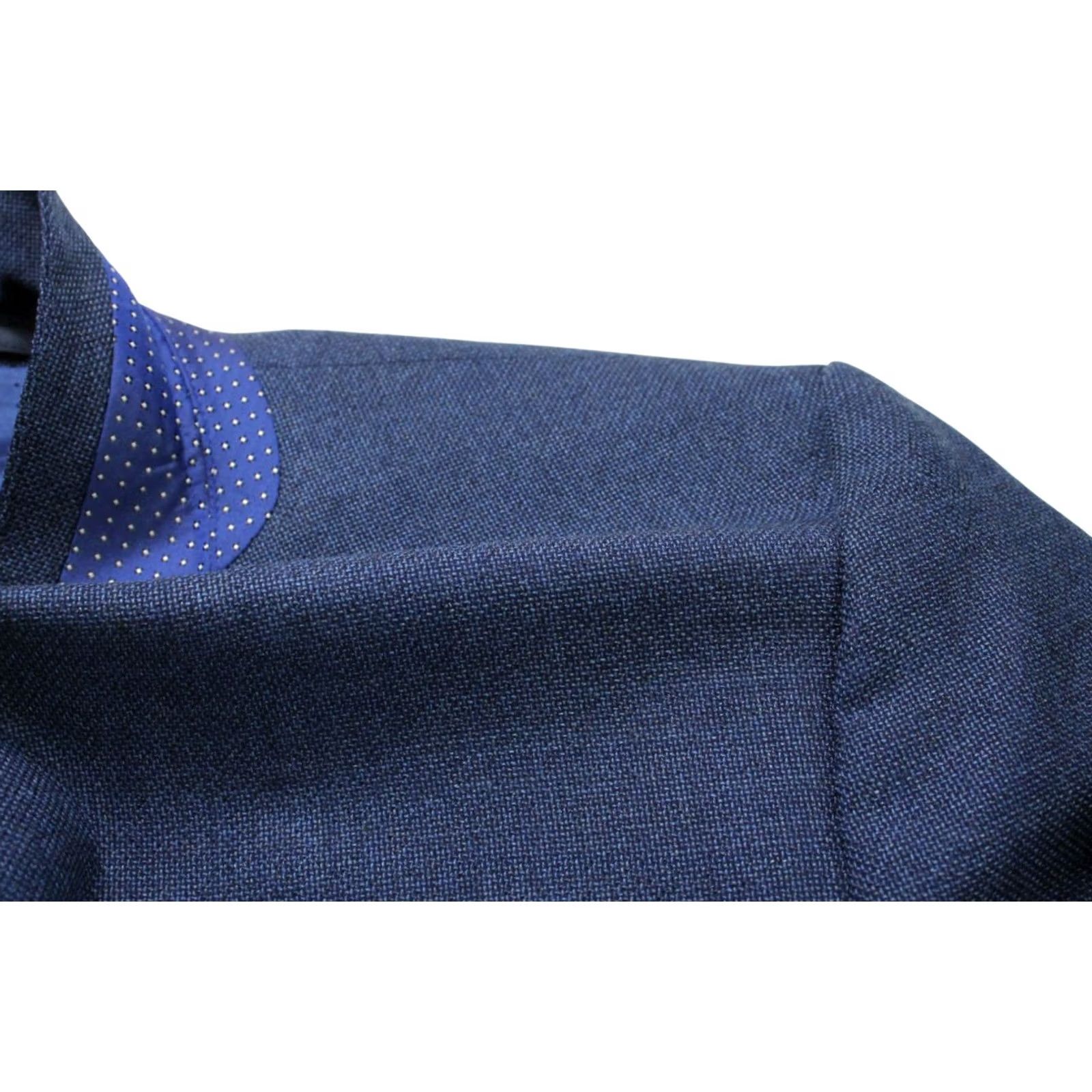 Hugo Boss HUGO BOSS Blazer Men US 38 Wool Melange Single-Breasted Notch Collar Formal Luxury The Sweet87 Regular Size 38R - 7 Thumbnail