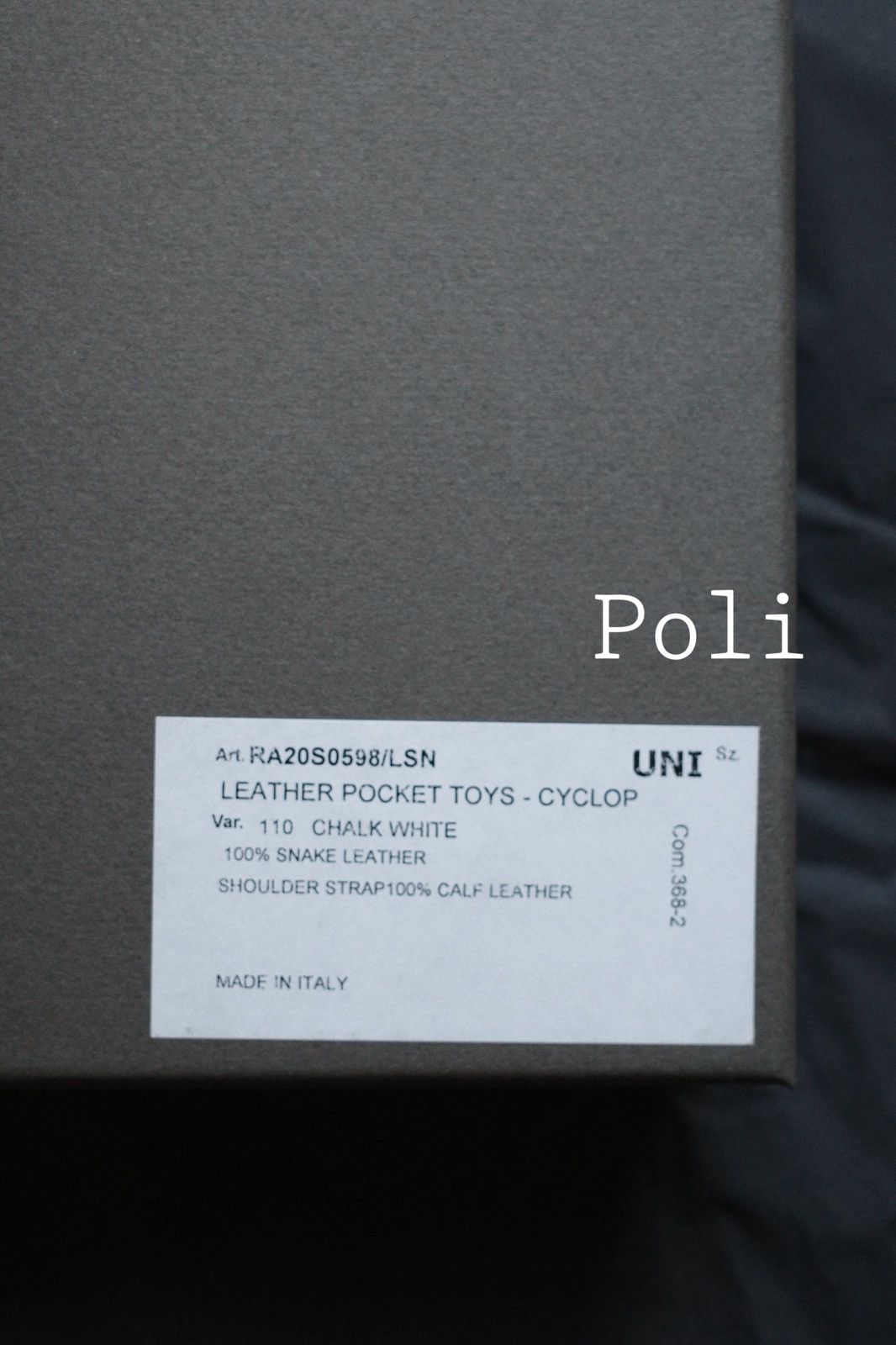Rick Owens RICK OWENS CYCLOPS SNEAK LEATHER Size ONE SIZE - 6 Thumbnail