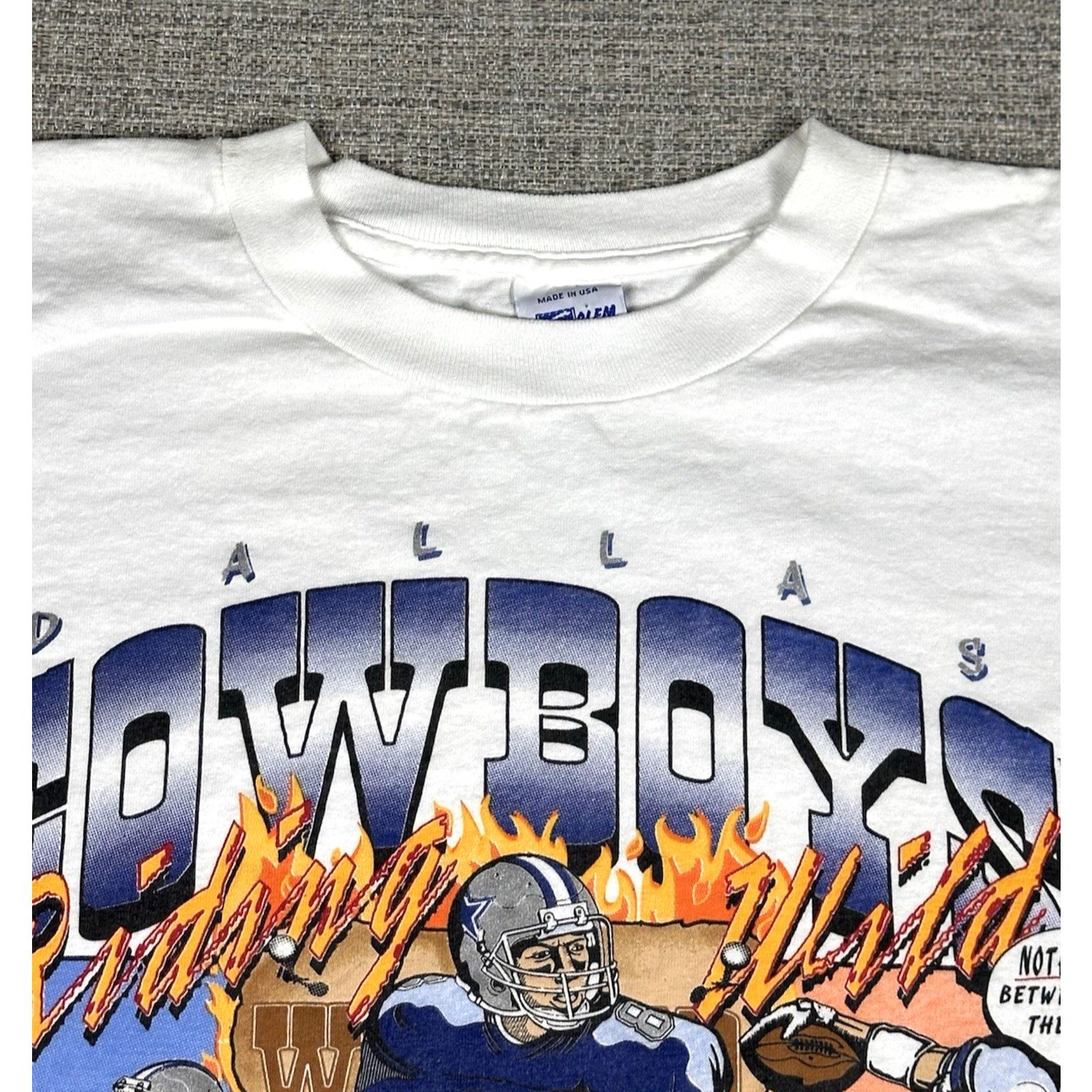 Salem Sportswear Salem Dallas Cowboys Aikman Triplets Comic Strip Sz M USA Size US M / EU 48-50 / 2 - 6 Thumbnail