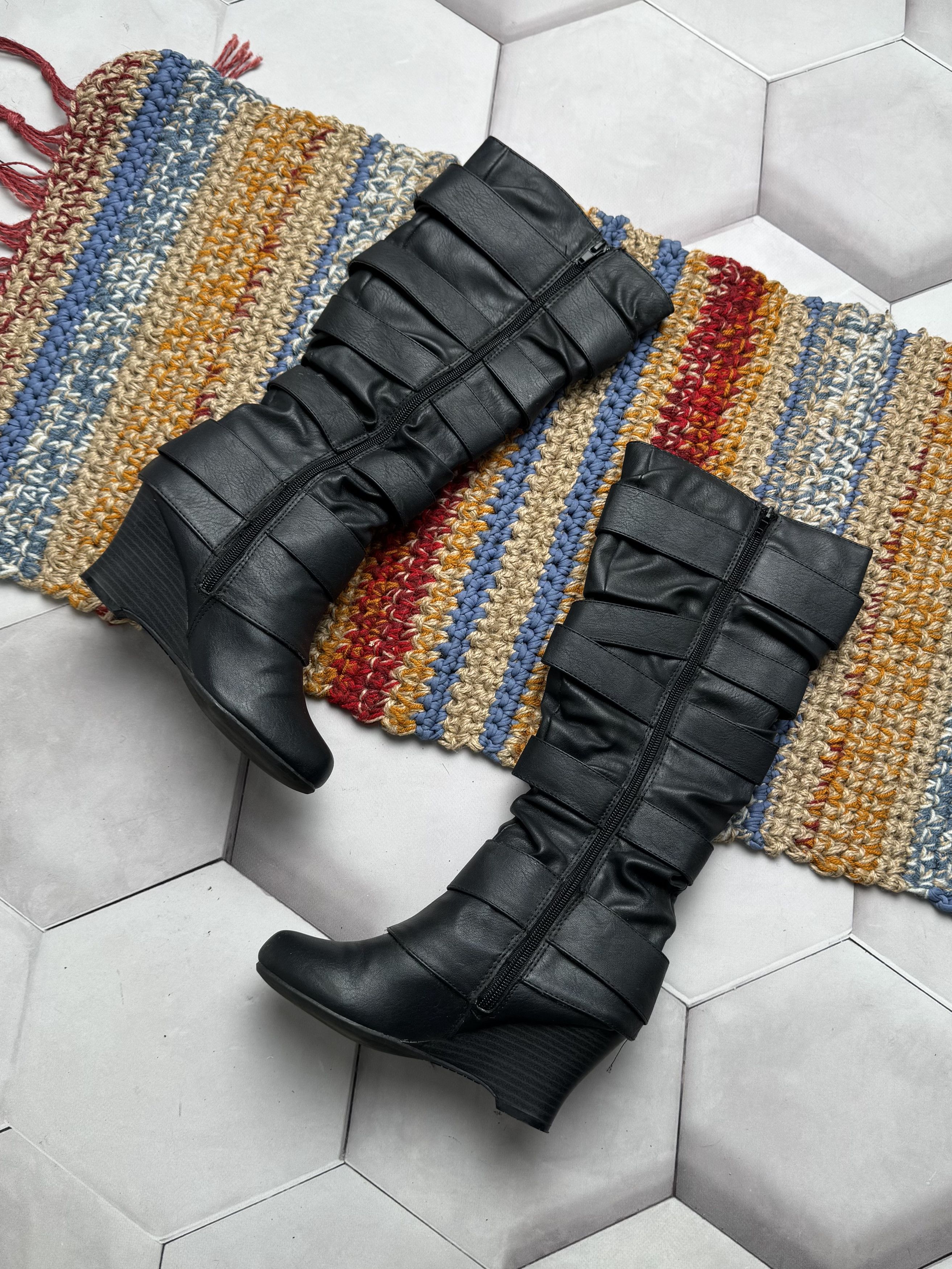 Vintage Vintage Boots With Straps (E4) Size US 6 / IT 36 - 4 Thumbnail