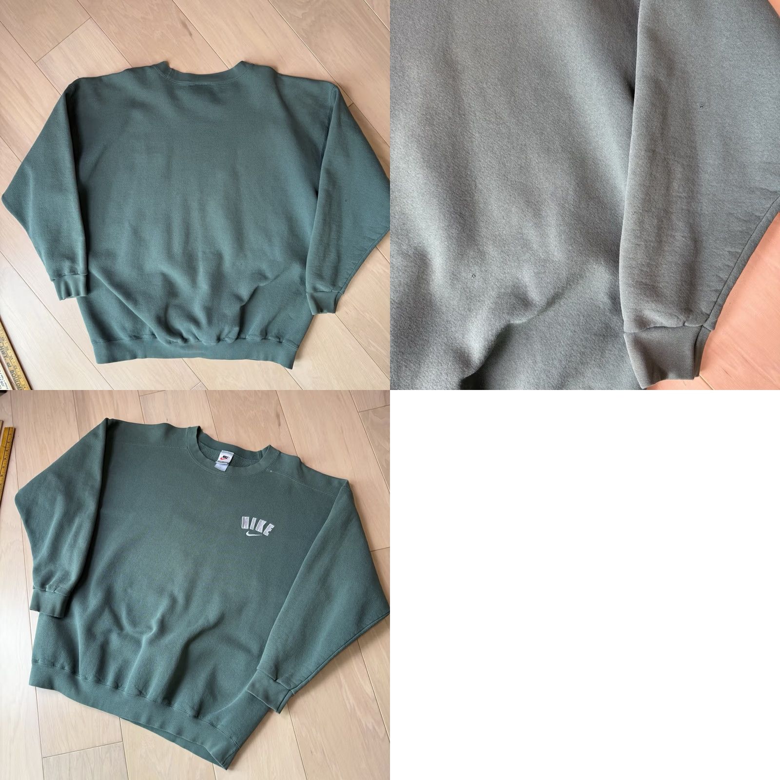 Nike VINTAGE Nike Sweatshirt XL Green 90s Nike Sportswear Pullover Men Regular Star Logo Not Applicable Size US XL / EU 56 / 4 - 8 Thumbnail
