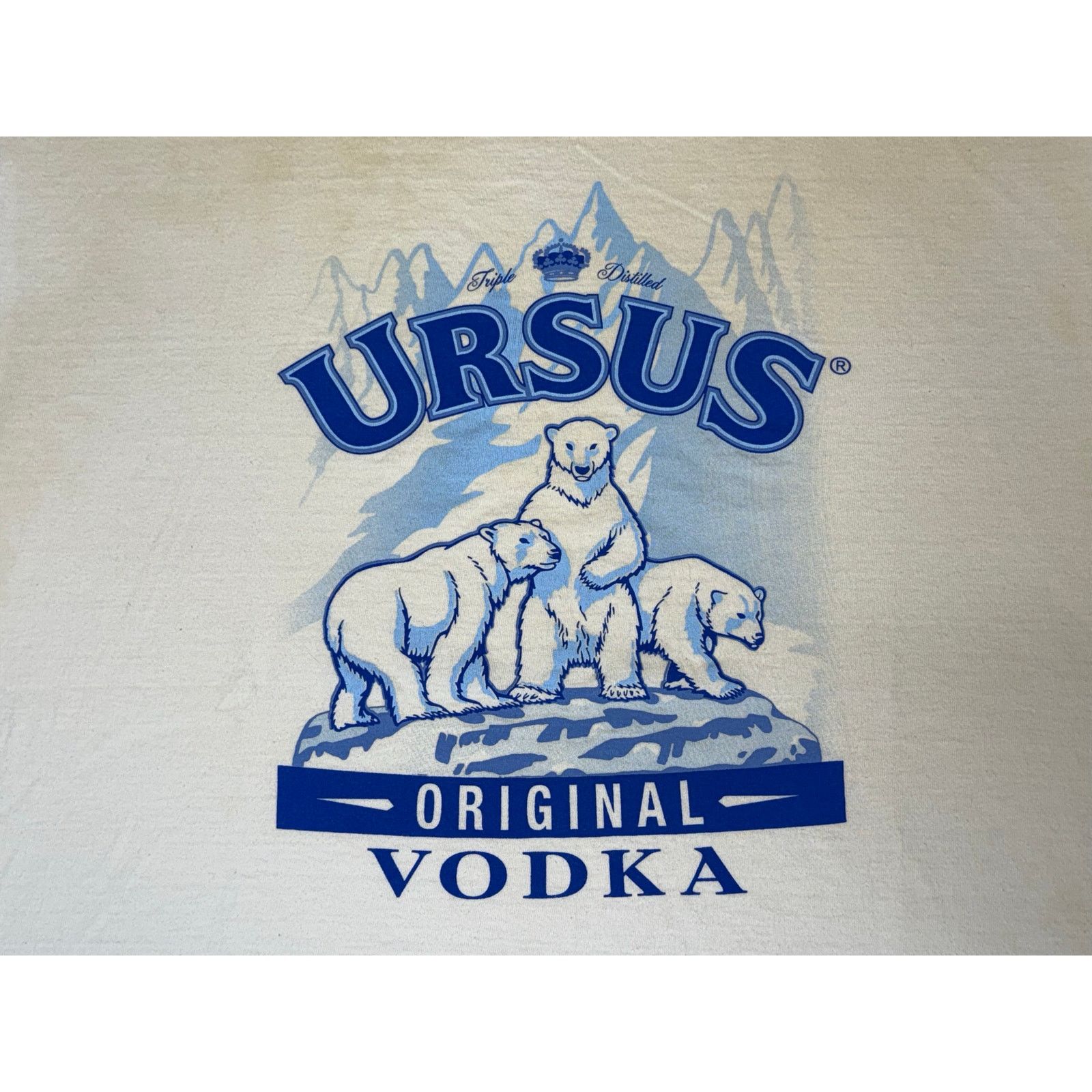Vintage Vintage Y2k Ursus Original Vodka Polar Bear T-shirt XL Size US XL / EU 56 / 4 - 3 Thumbnail