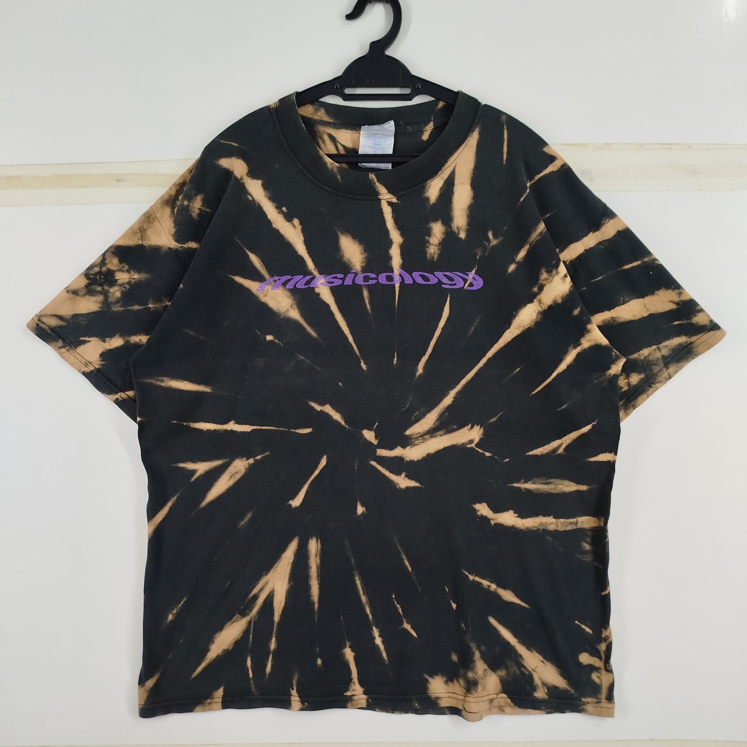 Band Tees × Vintage Vintage Prince Musicology 2004 Copyright Tye Dye Sun Faded Size US XL / EU 56 / 4 - 5 Thumbnail