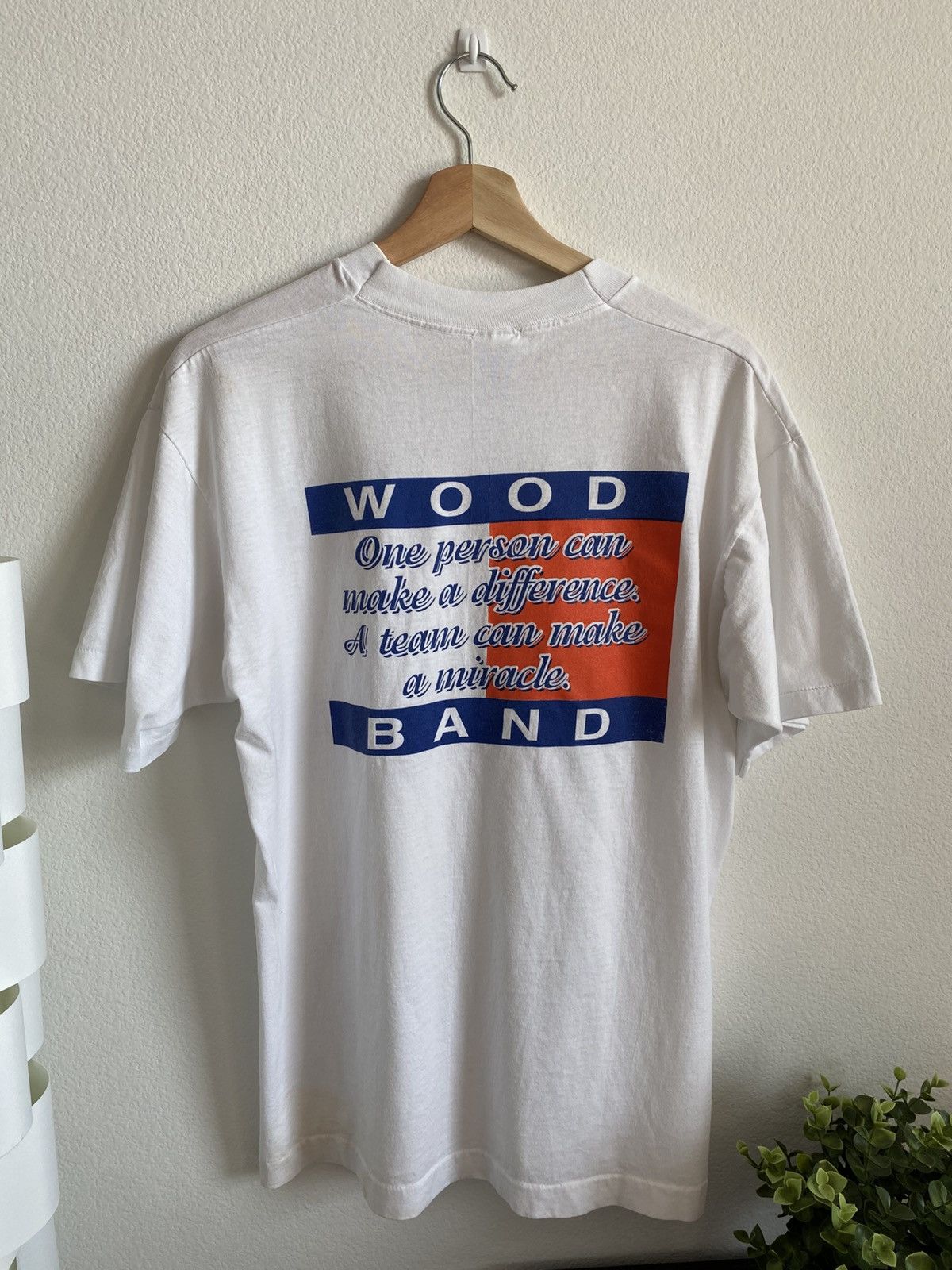 Band Tees Vintage 90s Wood Band Tee Size US L / EU 52-54 / 3 - 1 Thumbnail