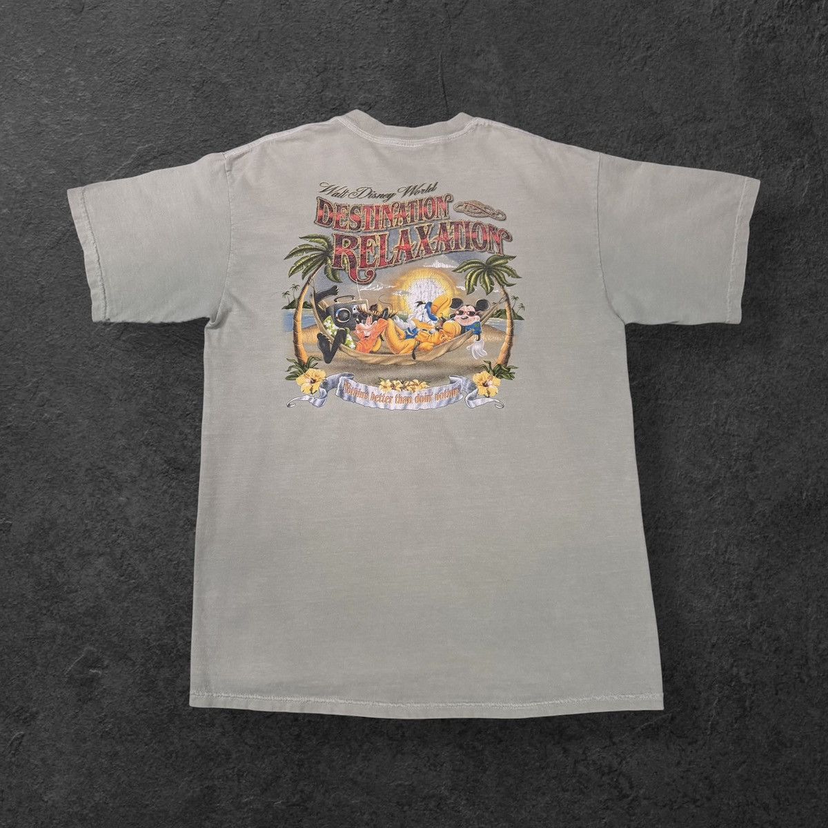 Disney Walt Disney World Destination Relaxation T Shirt Size US L / EU 52-54 / 3 - 1 Thumbnail