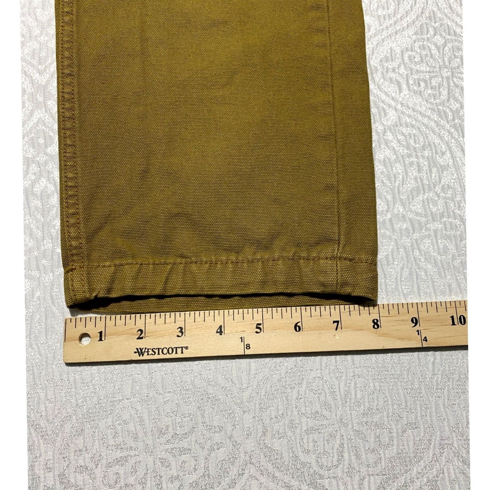 Obey Obey Carpenter Pants Mustard Yellow 30 Regular Canvas 5-Pocket Workwear Relaxed Straight Mens Size US 30 / EU 46 - 6 Thumbnail