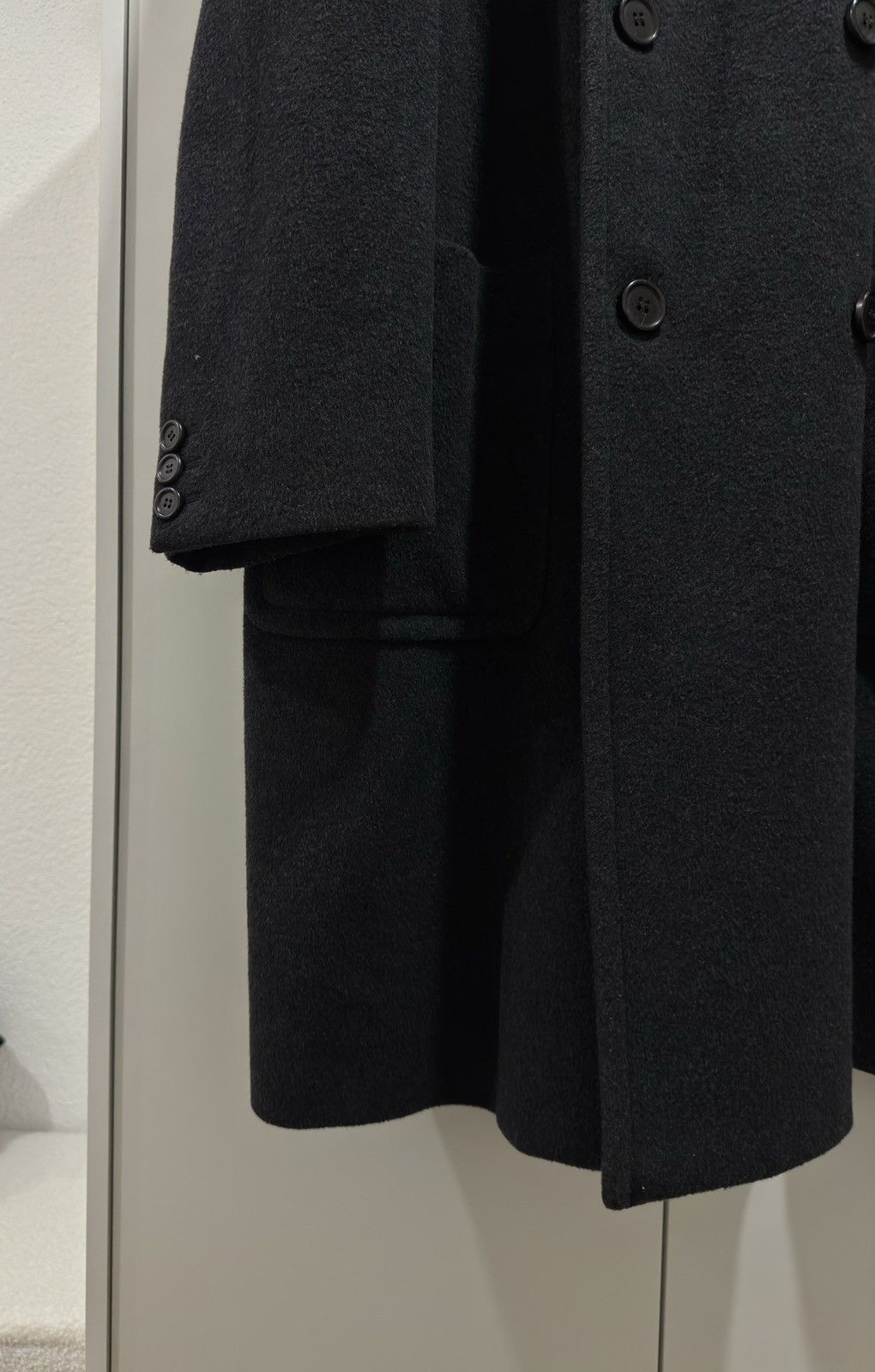 Dolce & Gabbana Dolce & Gabbana Double Chest Black Wool Coat Size US M / EU 48-50 / 2 - 4 Thumbnail
