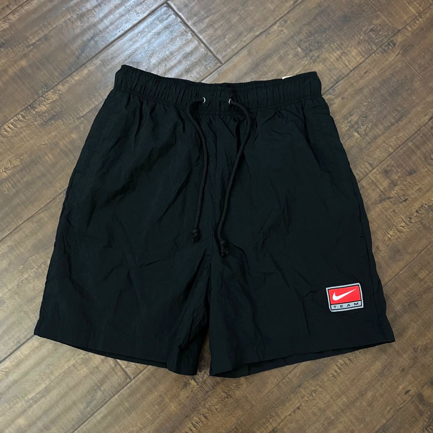 Nike VINTAGE Nike Women's Athletic Shorts Size Medium Black Nylon Running Jogging Gym Training Activewear Size 32" / US 10 / IT 46 - 2 Thumbnail
