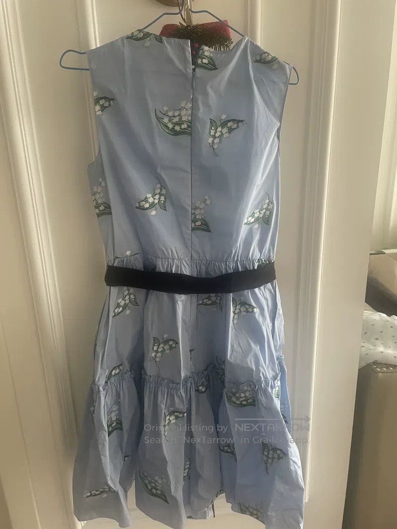 Valentino Valentino A light blue little floral dress Size XS / US 0-2 / IT 36-38 - 3 Thumbnail