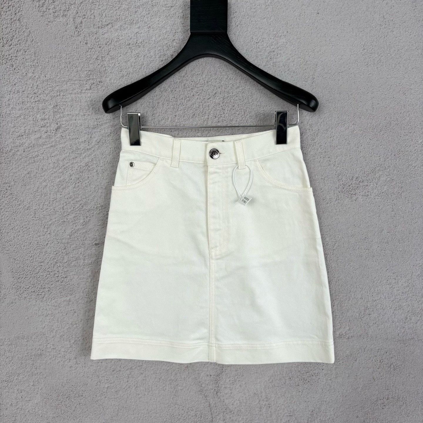 Fendi Fendi Retro White Skirt 37 Women Size 37" - 1 Thumbnail