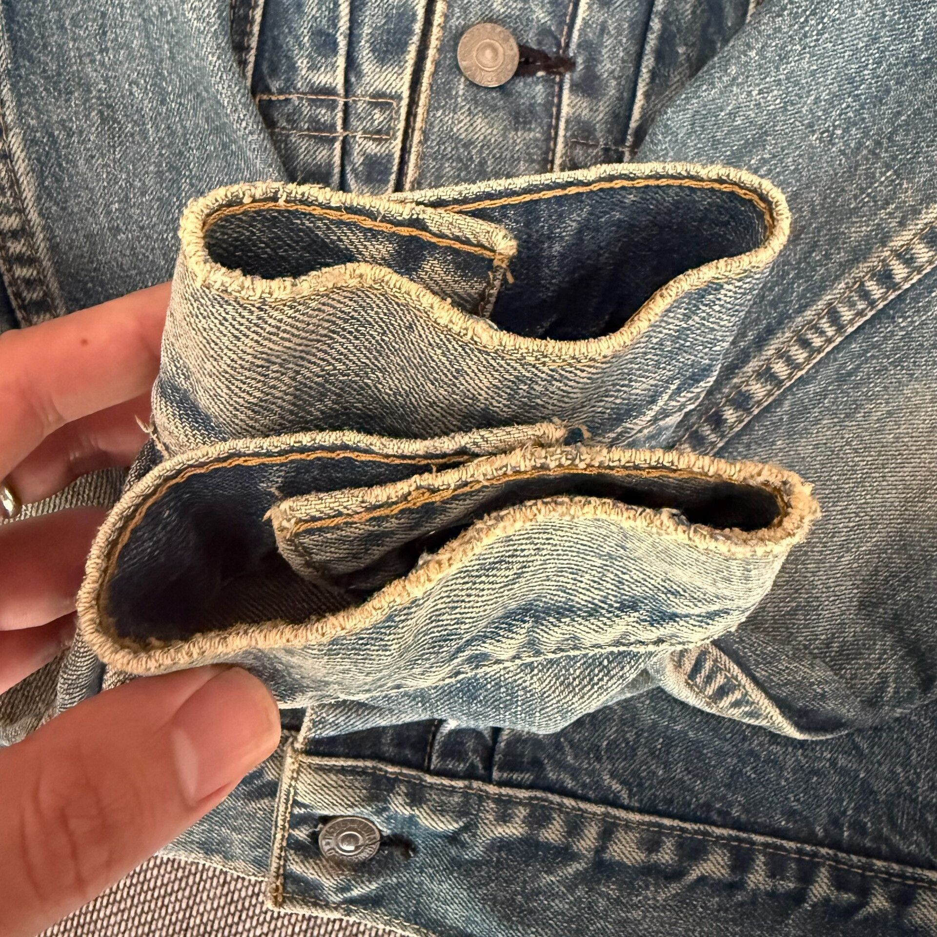 Levi's Vintage Clothing Levi's LVC 507XX J02 Raw Denim Jacket Size US M / EU 48-50 / 2 - 8 Thumbnail