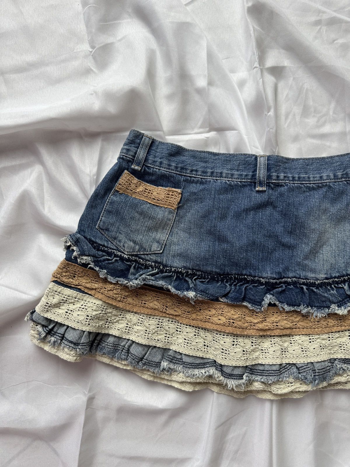Hysteric Glamour Amazing Y2K Super Sexy 2000’s Vintage Boho Mini Skirt Size 27" / US 4 / IT 40 - 6 Thumbnail