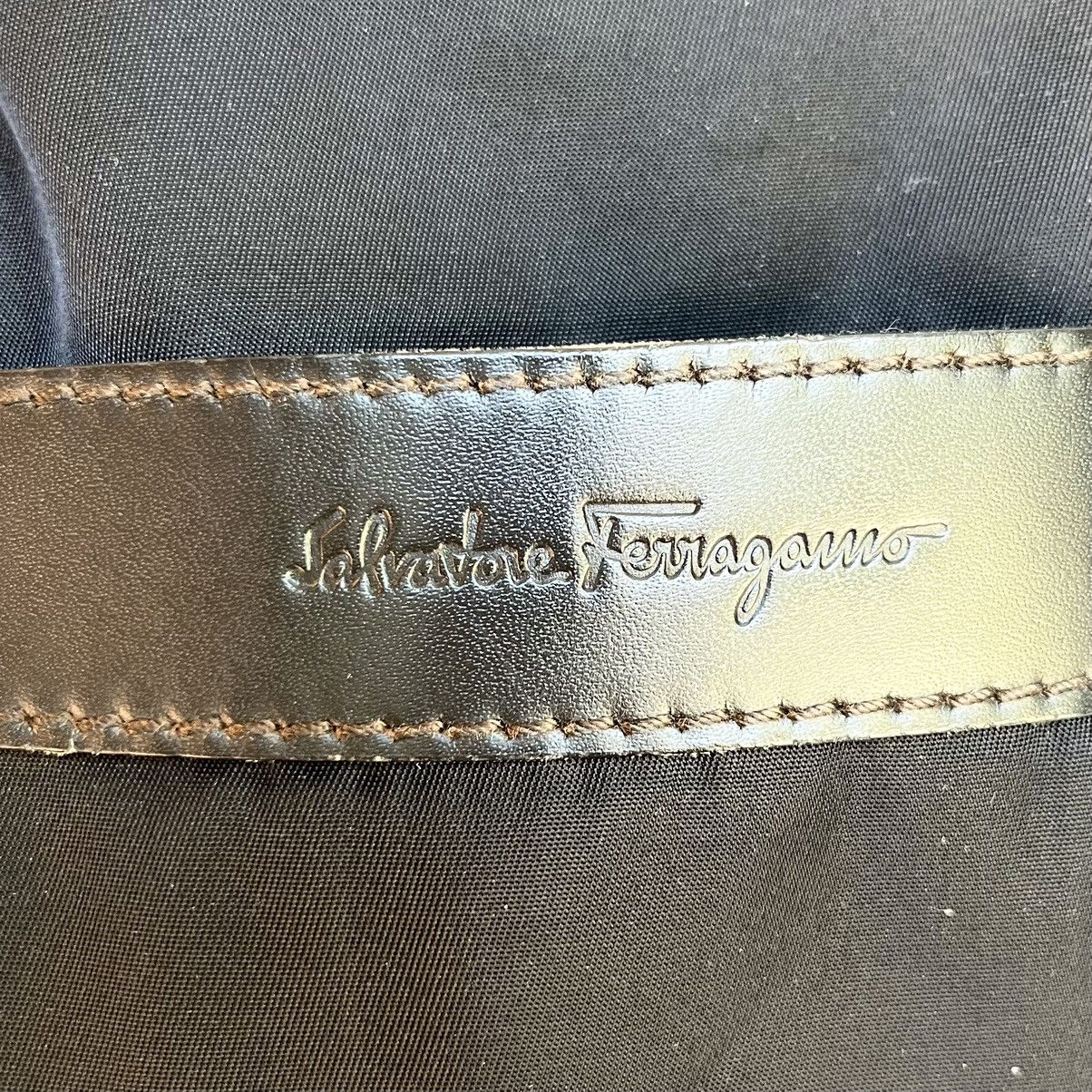 Salvatore Ferragamo Salvatore Ferragamo Unisex Black 2-Way Messenger Bag Size ONE SIZE - 7 Thumbnail