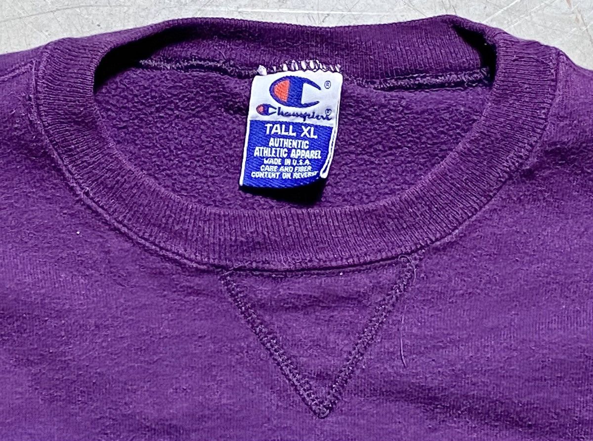Champion × Vintage Vintage 90’s Champion Script Logo Sweatshirt XLT Size US XL / EU 56 / 4 - 3 Thumbnail