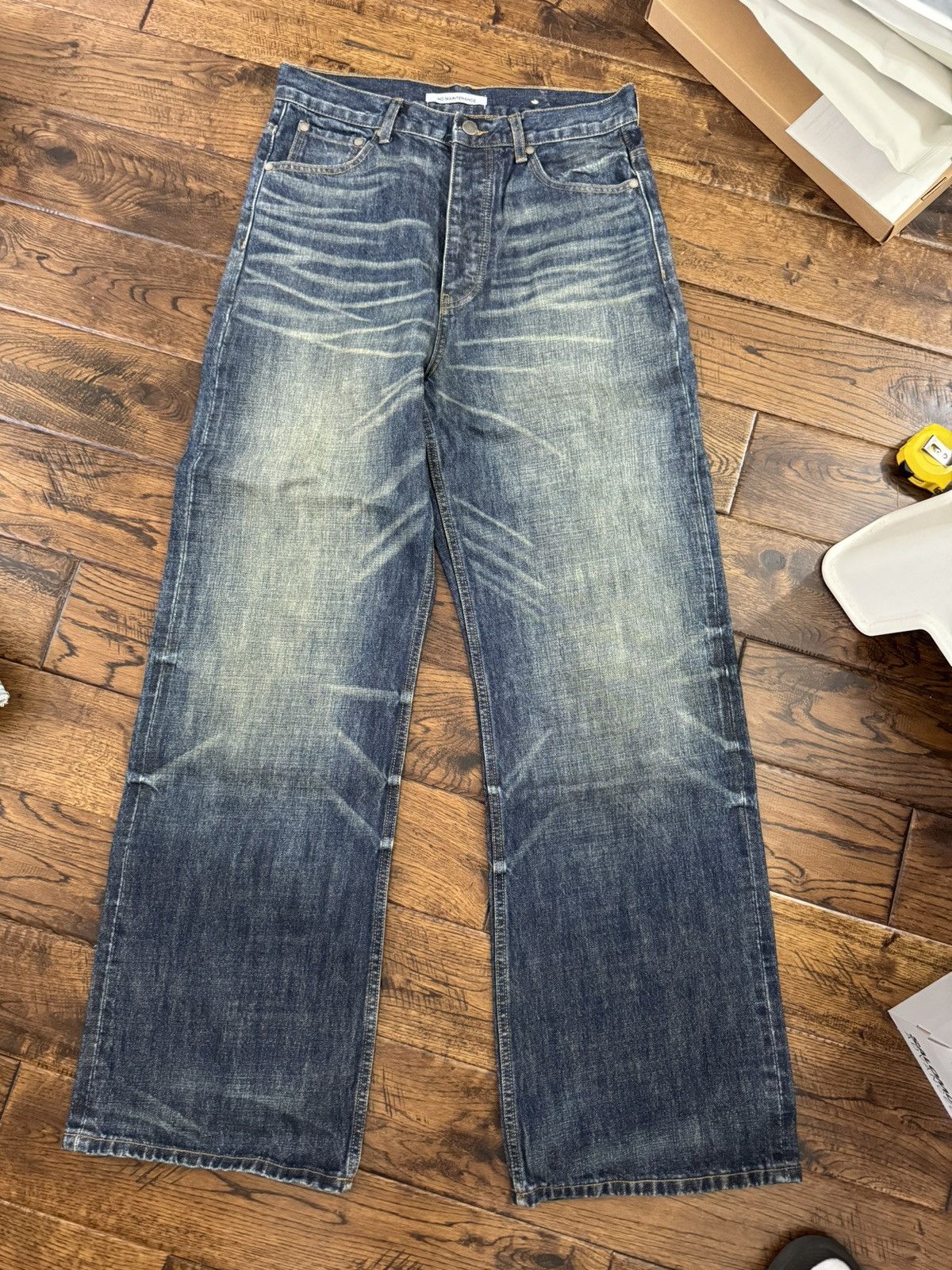 No Maintenance - Washed Black Baggy Denim | No Maintenance