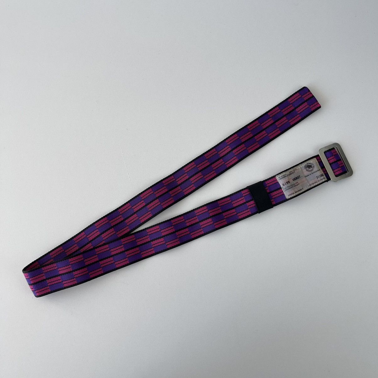 Mammut Mammut Vintage 90’s Cotton Belt Purple/Pink/Black Outdoor Size ONE SIZE - 3 Thumbnail
