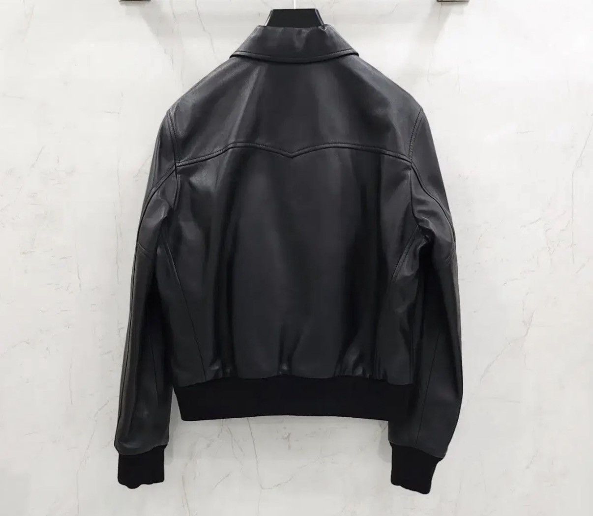 Celine Celine 23FW leather flight aviator jacket sz54 Size US L / EU 52-54 / 3 - 2 Thumbnail