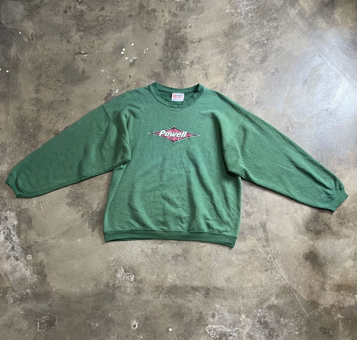 Powell Peralta × Welcome Skateboards Vintage Powell Long boards sweatshirt rare📸 Size US L / EU 52-54 / 3 - 2 Thumbnail