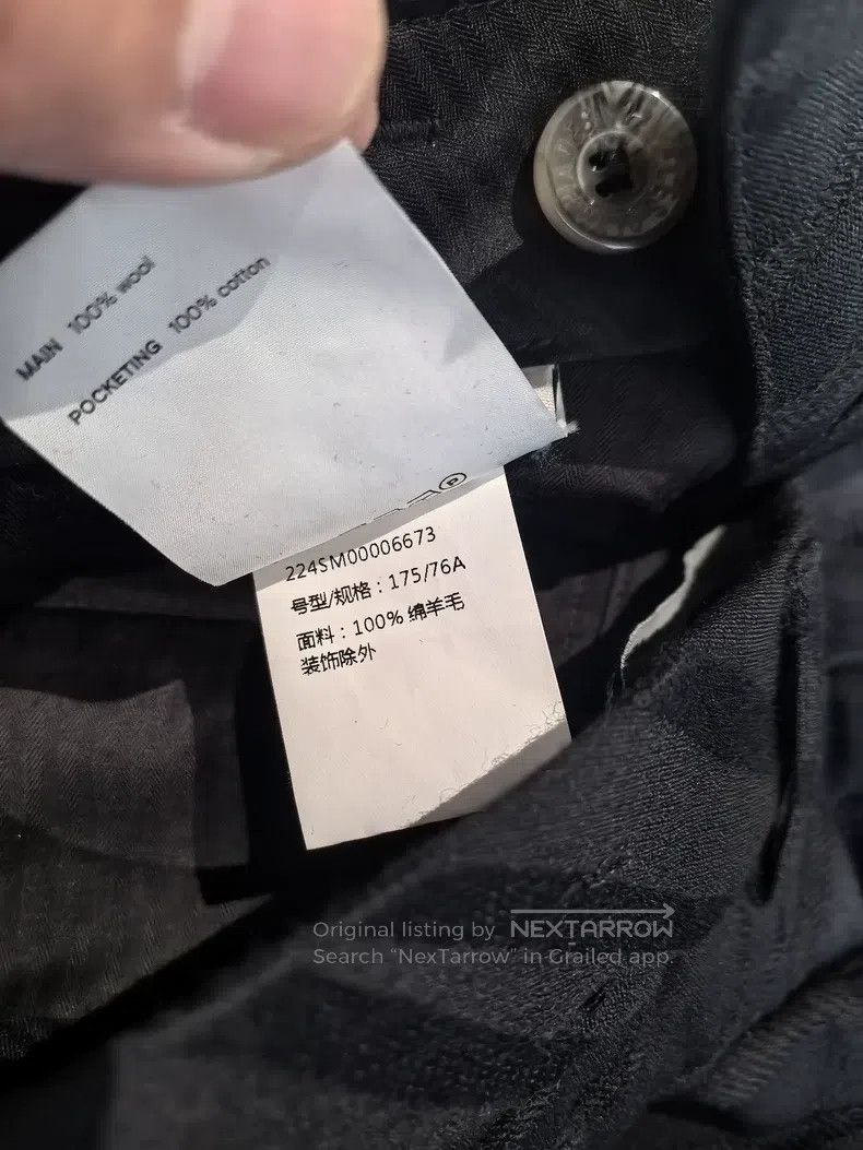 Song For The Mute Song For The Mute Black textured men's pants Size US 32 / EU 48 - 8 Thumbnail