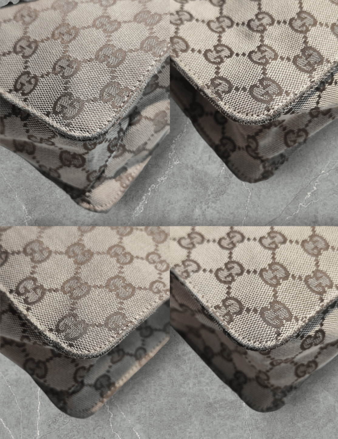 Gucci Gucci GG Monogram Canvas Eclipse Small Messenger Bag Size ONE SIZE - 6 Thumbnail