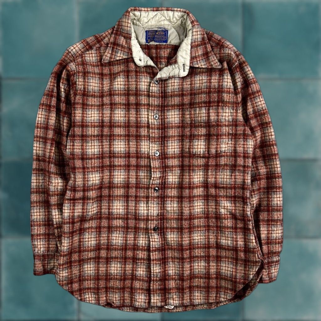 Pendleton VINTAGE Pendleton Woolen Mills Virgin Wool Lodge Shirt Red Plaid Mens L Size US L / EU 52-54 / 3 - 1 Thumbnail