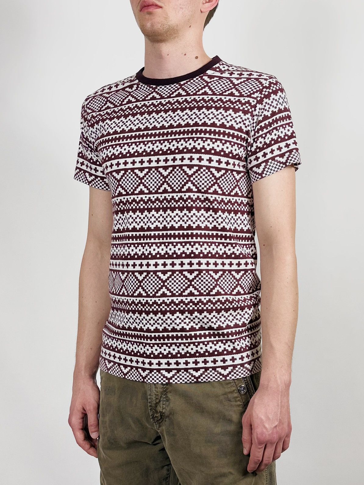 Vivienne Westwood Eley Kishimoto Aztec Print T-Shirt Tee Size US M / EU 48-50 / 2 - 1 Thumbnail