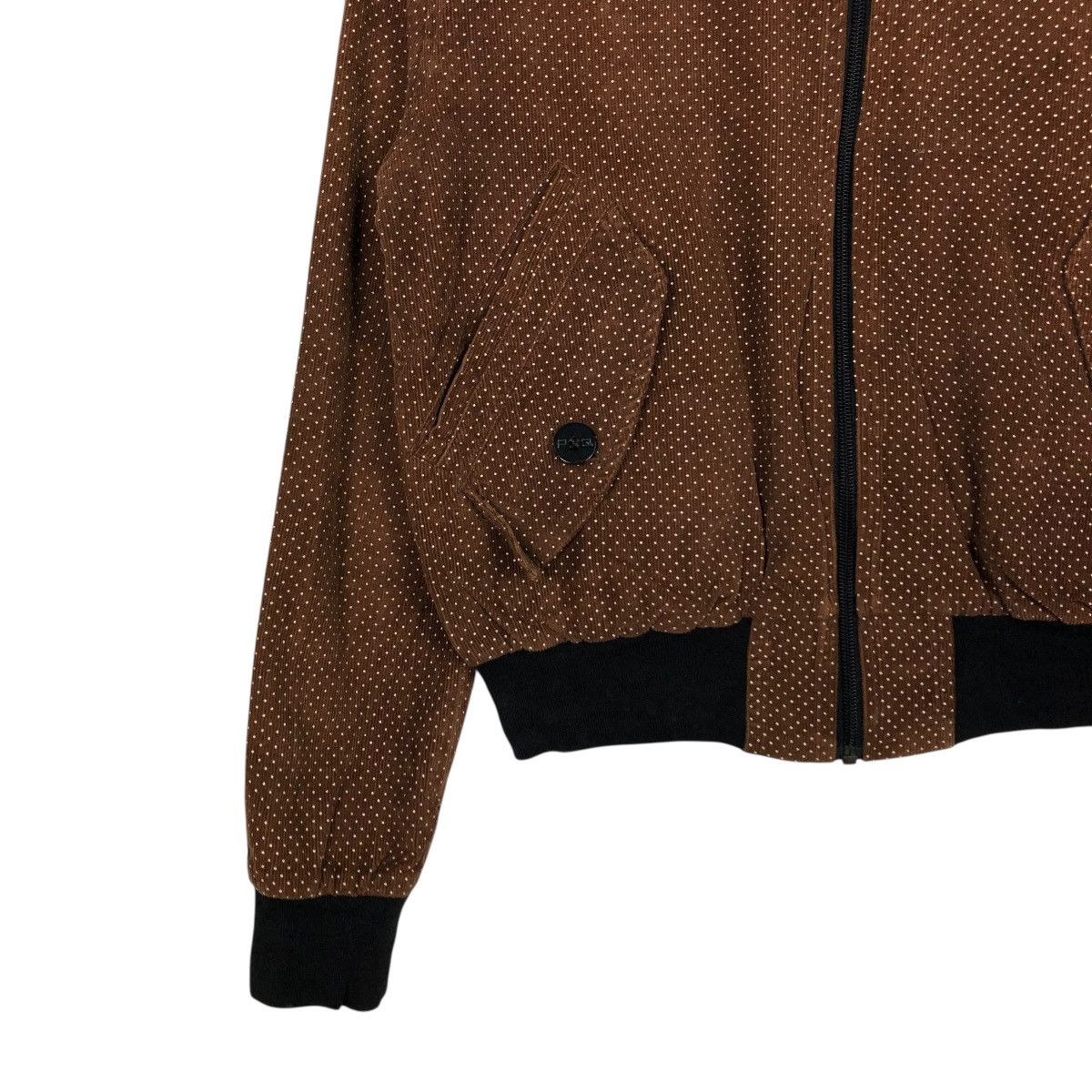 Vintage 🔥POLKADOT CROPPED BIKER JACKET PUNK DESIGN PPQ LONDON Size US S / EU 44-46 / 1 - 5 Thumbnail