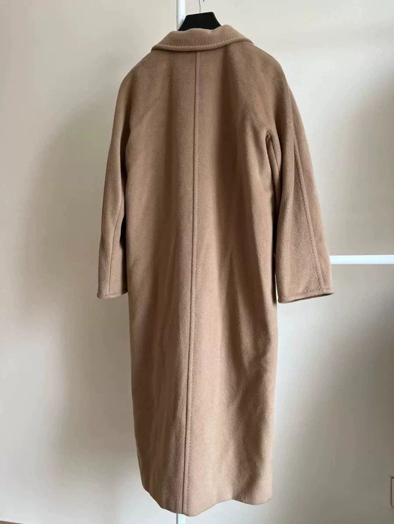 Max Mara Max Mara 101801 Brown Coat Size L / US 10 / IT 46 - 3 Thumbnail