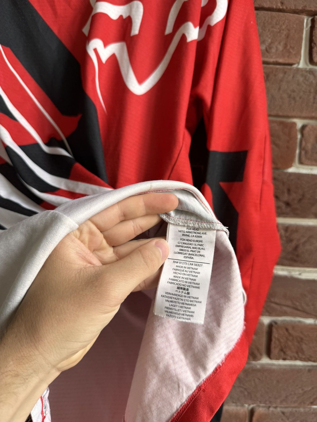 Fox Racing × Vintage Vintage Fox racing jersey size M big logo Moto racing Size US M / EU 48-50 / 2 - 8 Thumbnail