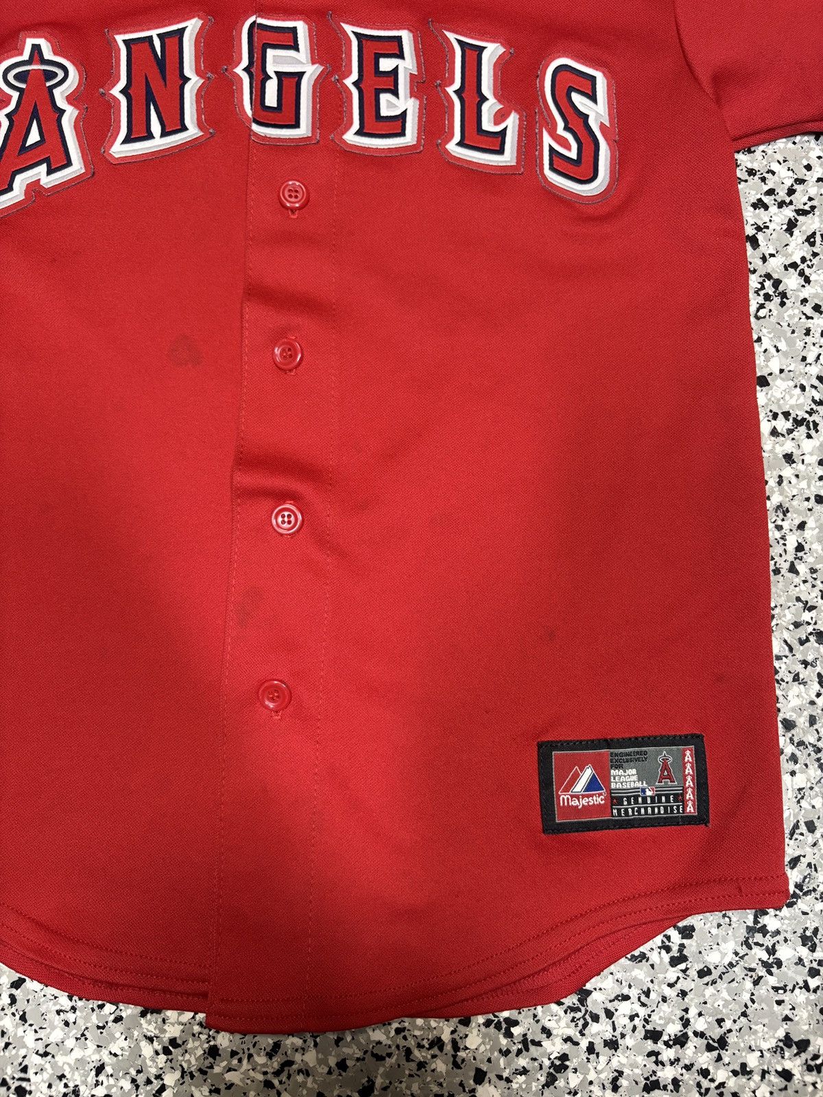 MLB Vintage MLB Anaheim Angels “TROUT #27” Jersey Size YM/L 0574 Size US M / EU 48-50 / 2 - 8 Thumbnail