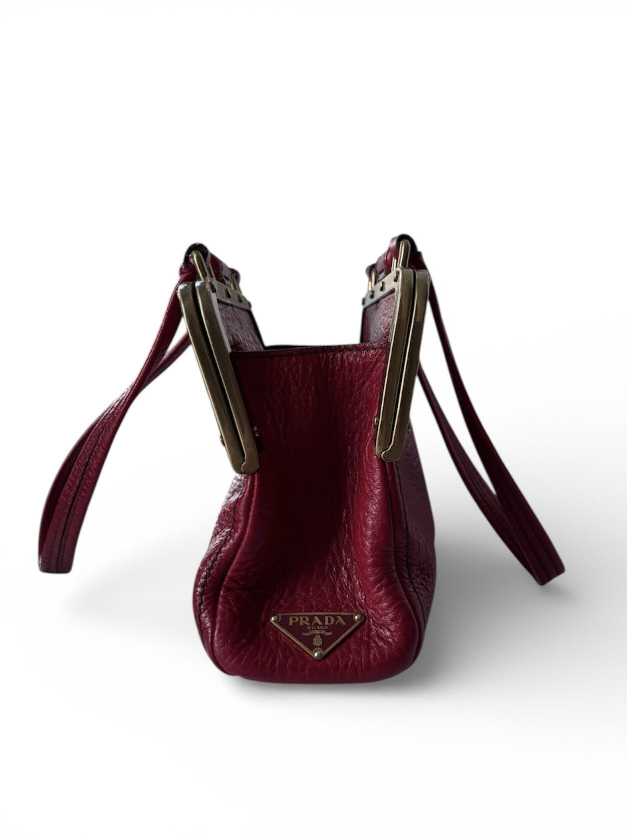 Prada Prada Cerniera Frame leather bag Size ONE SIZE - 2 Thumbnail