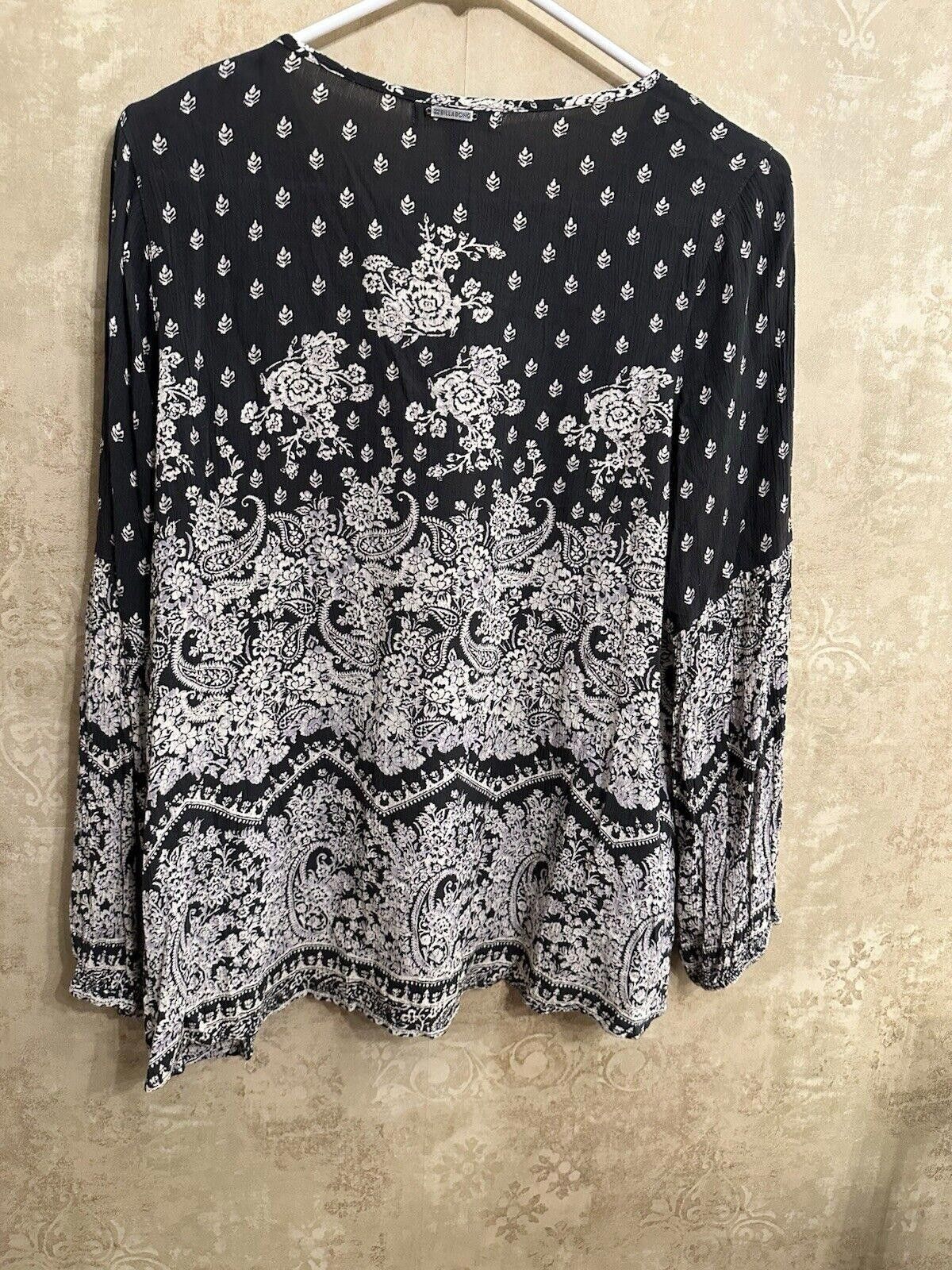 Billabong Billabong Womens Floral Button Front Blouse Size S/P Size S / US 4 / IT 40 - 5 Thumbnail