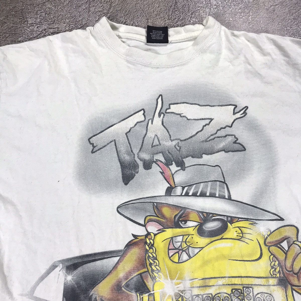 Vintage Vintage Y2K Warner Bros Taz Graphic Tee Skate Streetwear M Size US M / EU 48-50 / 2 - 2 Thumbnail