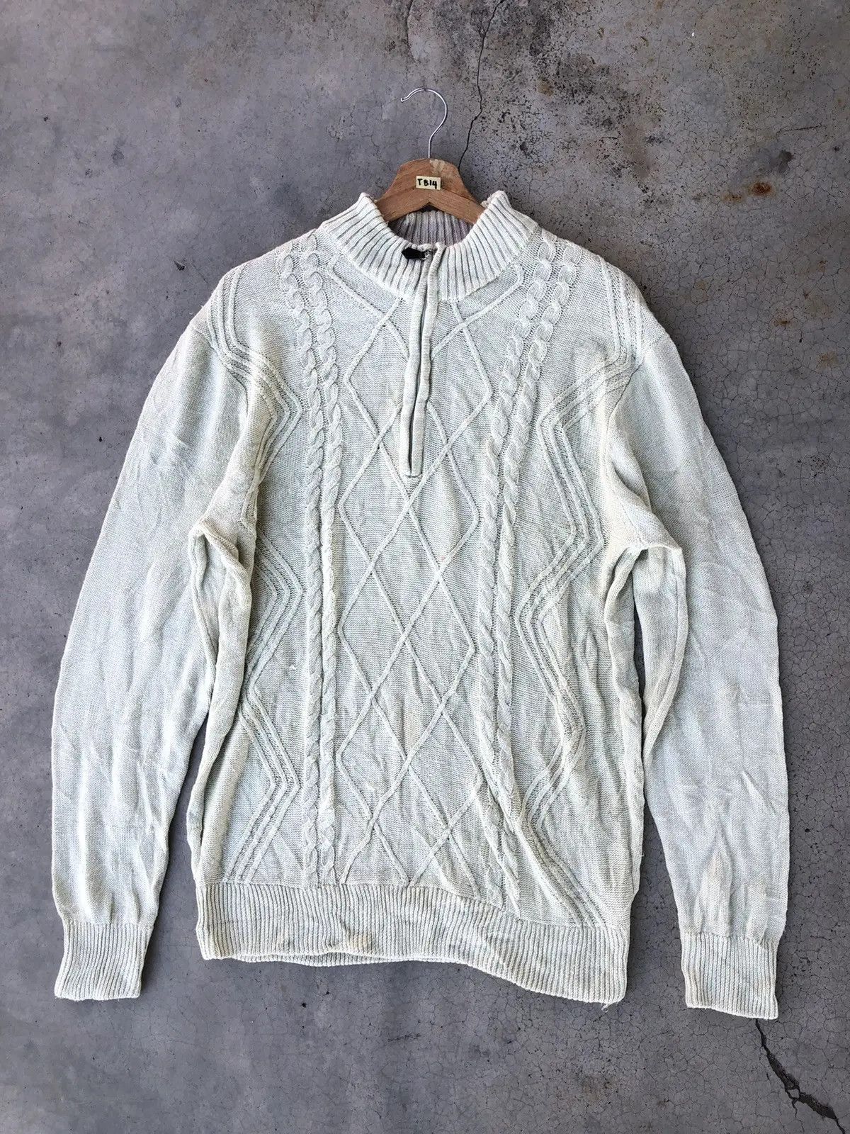 Aran Isles Knitwear × Designer × Homespun Knitwear Japanesebrand Pureknit Jumper/Memeri Knitting Pattern Size US M / EU 48-50 / 2 - 1 Thumbnail