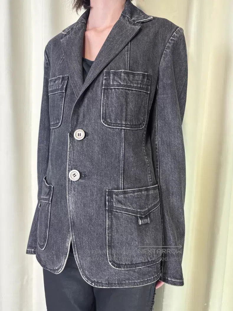 Junya Watanabe JUNYA WATANABE Vintage silver button denim jacket Size M / US 6-8 / IT 42-44 - 4 Thumbnail
