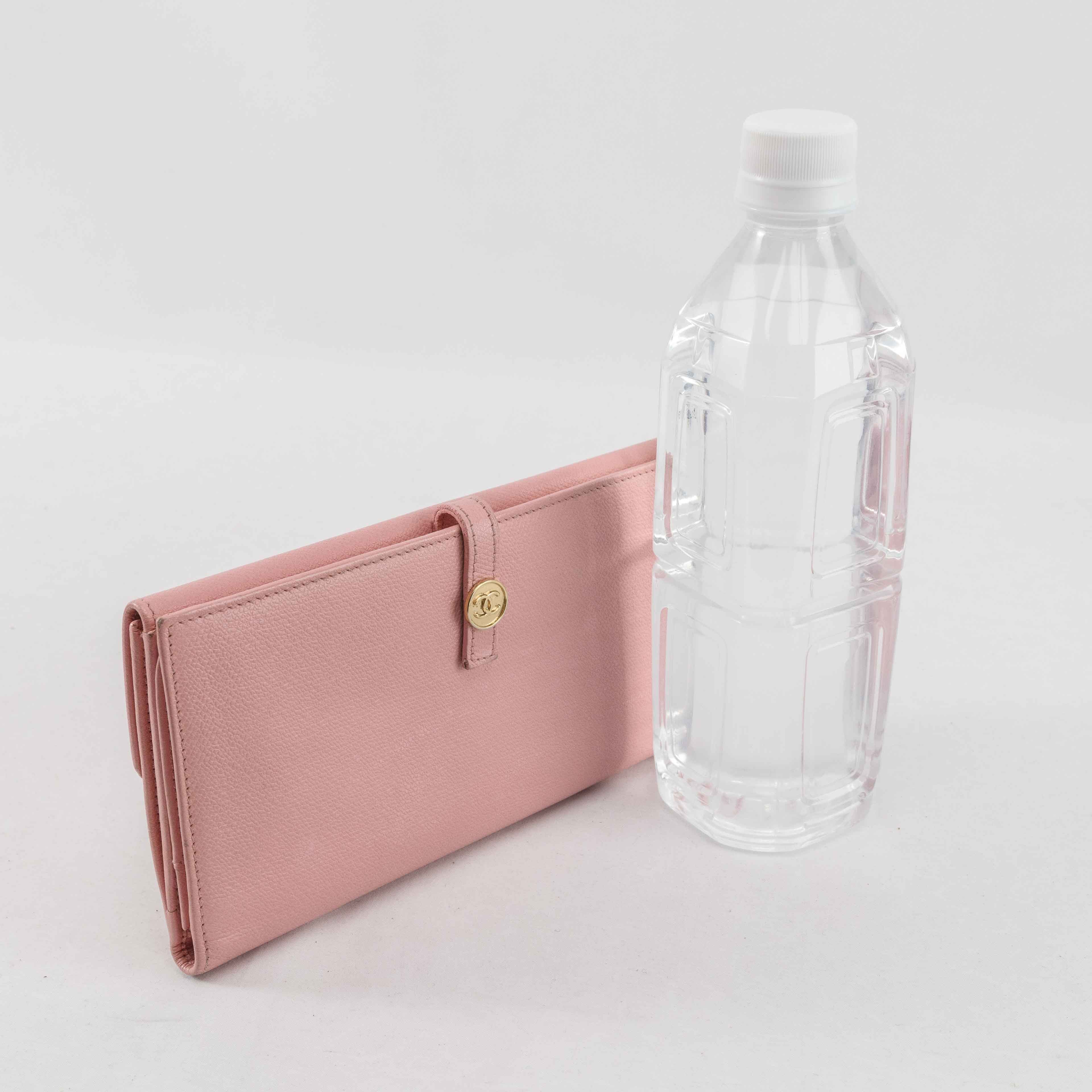 Chanel Chanel Classic Flap Long Wallet in Pink Caviar Leather Size ONE SIZE - 24 Thumbnail