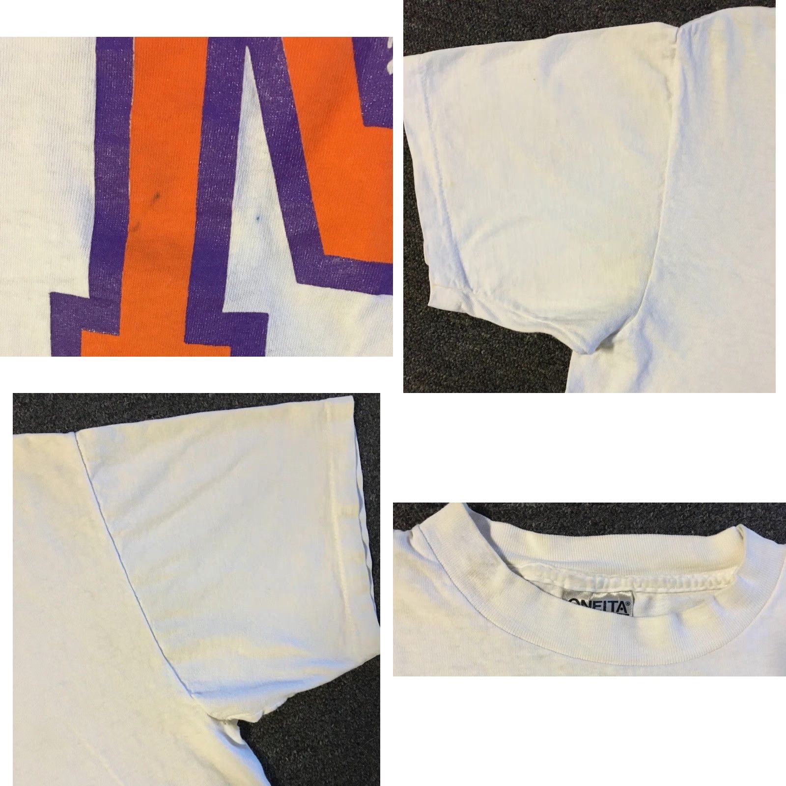 Coach VINTAGE Coach TV Show Faded Distress Minnesota State Screaming Eagles Shirt M White 90s 80s Grunge Sports Mens Size US M / EU 48-50 / 2 - 8 Thumbnail
