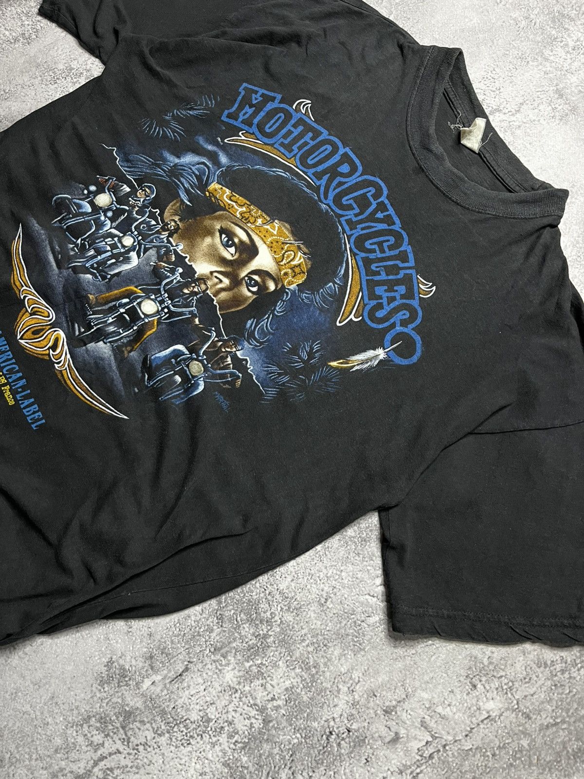 Other Vintage Motorcycle Thrashed Theme Shirt 90’s Men’s XL Size US XL / EU 56 / 4 - 3 Thumbnail