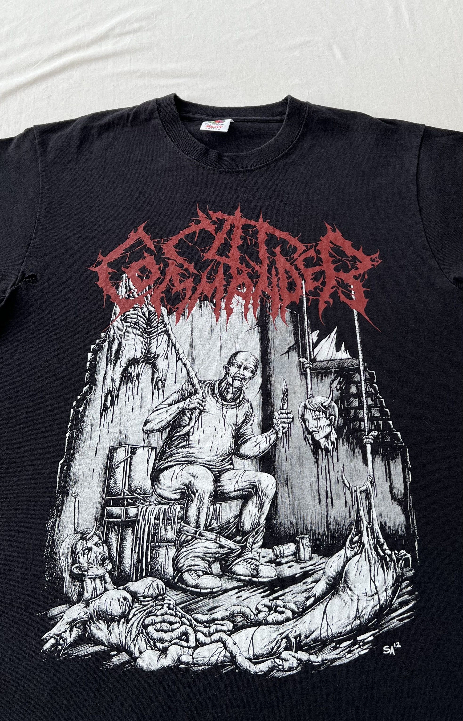 Band Tees Vintage 2000s Clit Commander Brutal Death Metal Band T-shirt Size US M / EU 48-50 / 2 - 3 Thumbnail